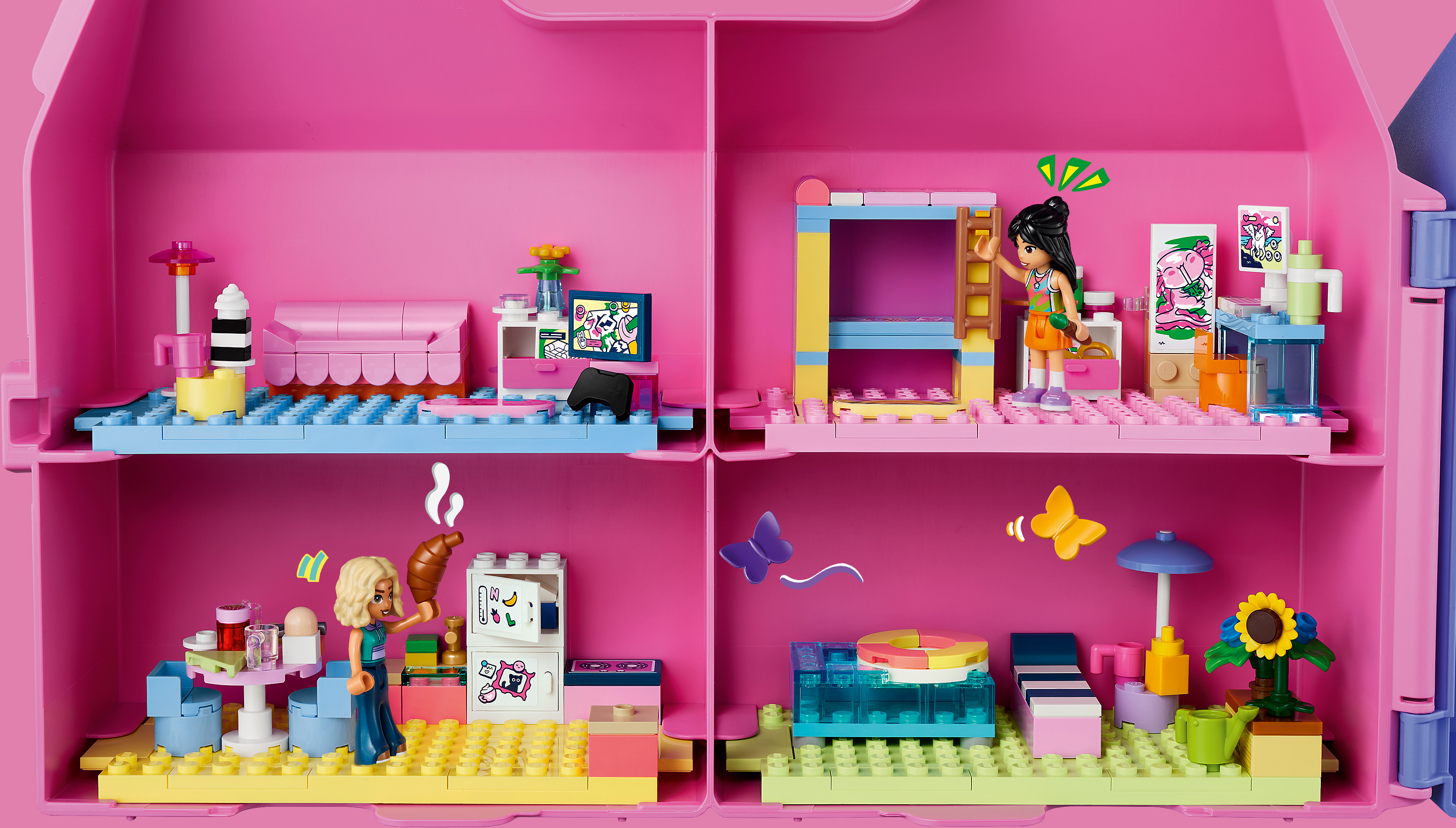 LEGO 42697 Friends Кукольный домик-чемодан для творческой игры фото 