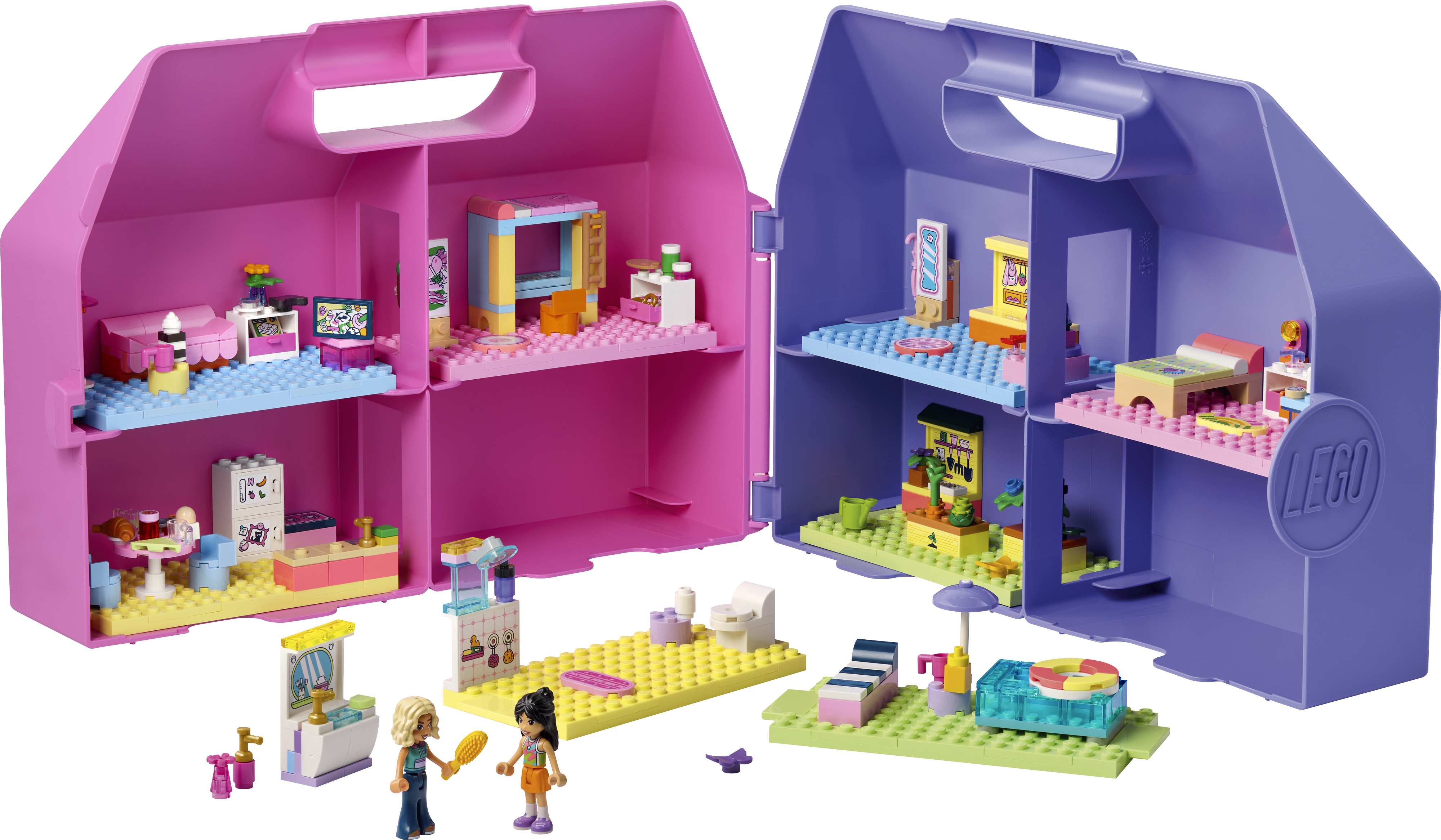 LEGO 42697 Friends Кукольный домик-чемодан для творческой игры фото 