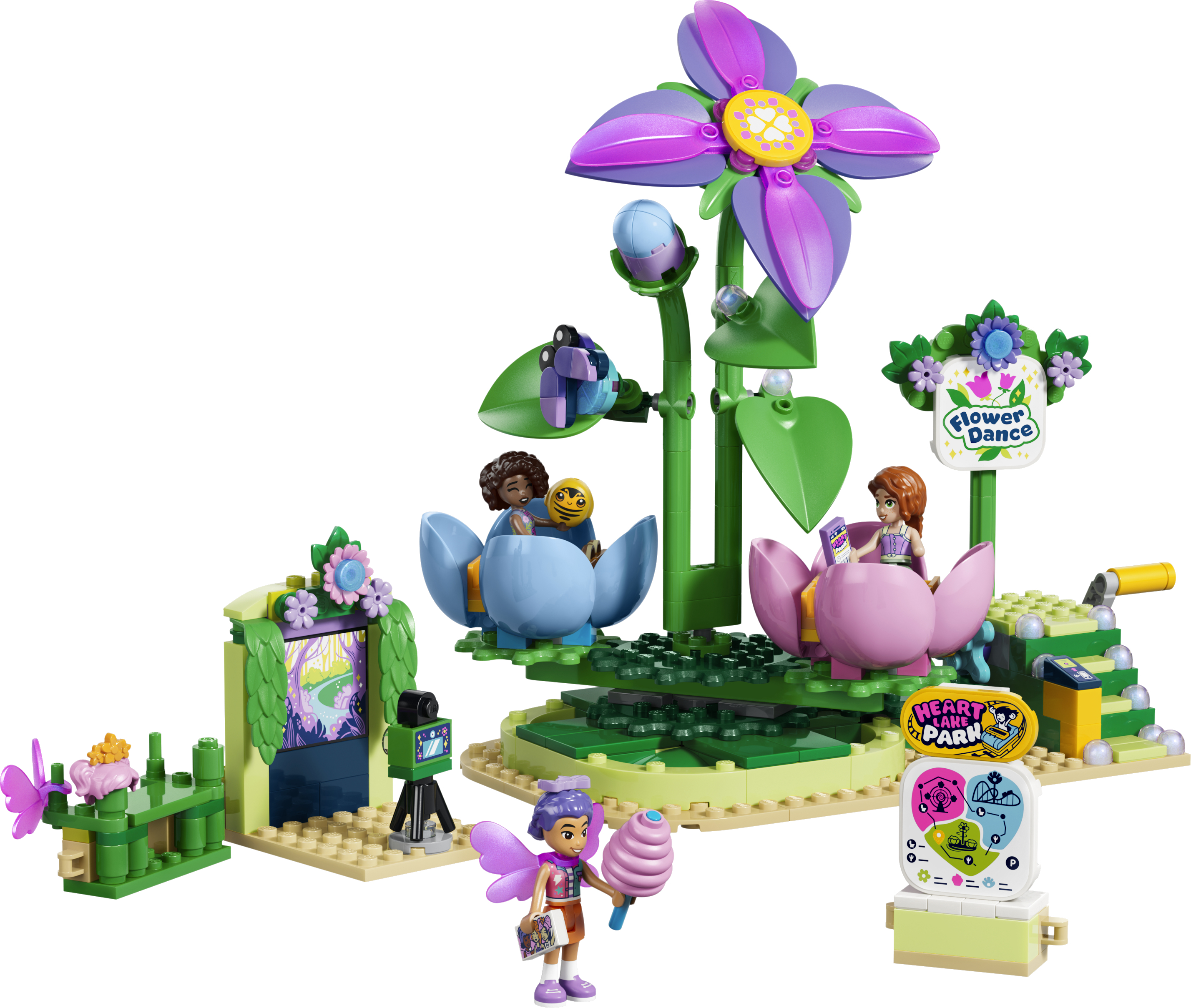 LEGO 42702 Friends Карусель с цветами и чашками и сказочная фотобудка фото 2