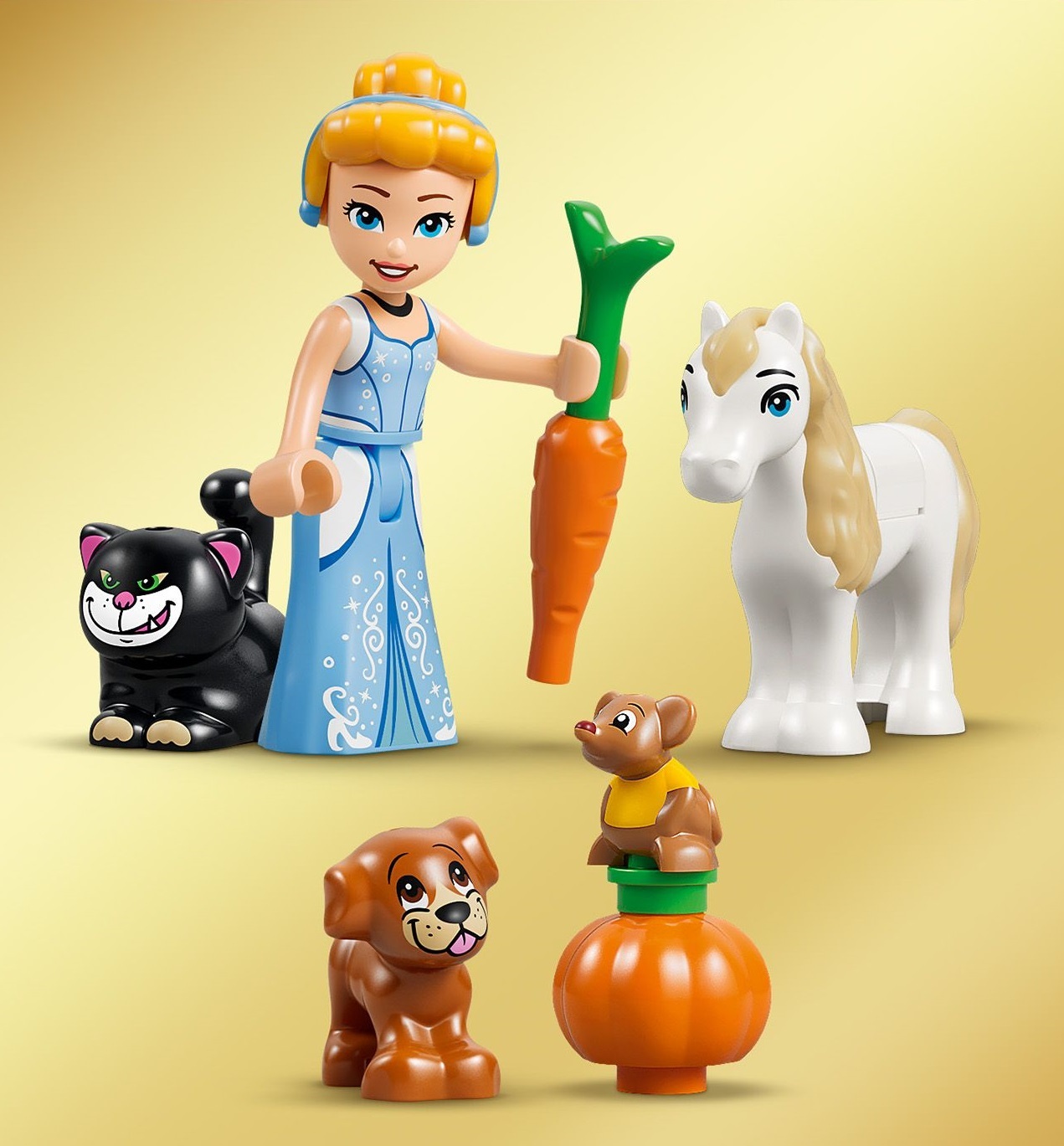 LEGO 43283 Disney Замок Золушки и ее друзей-животных фото 