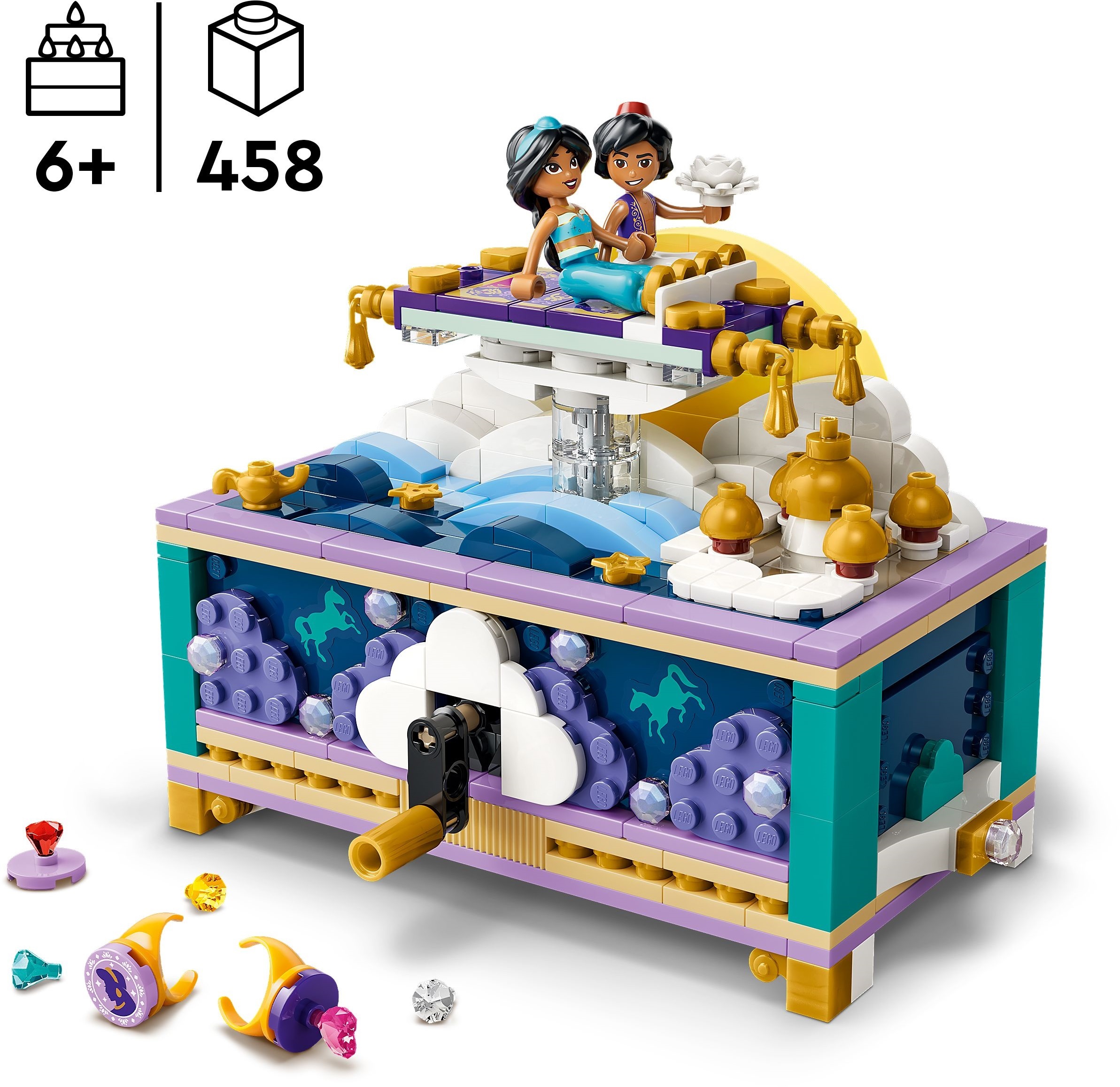 LEGO 43295 Disney Ящик для драгоценностей Жасмин фото 