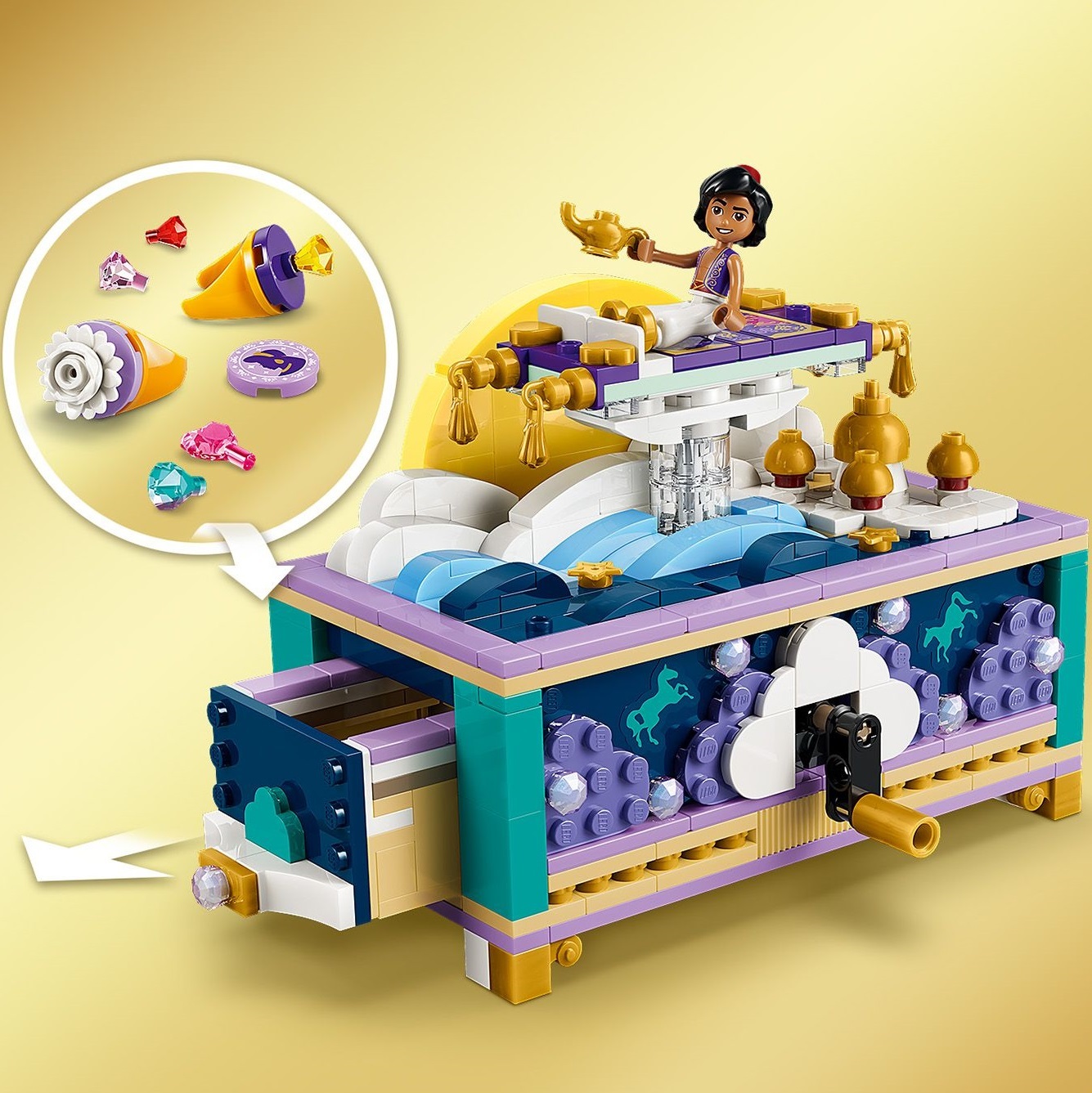 LEGO 43295 Disney Ящик для драгоценностей Жасмин фото 
