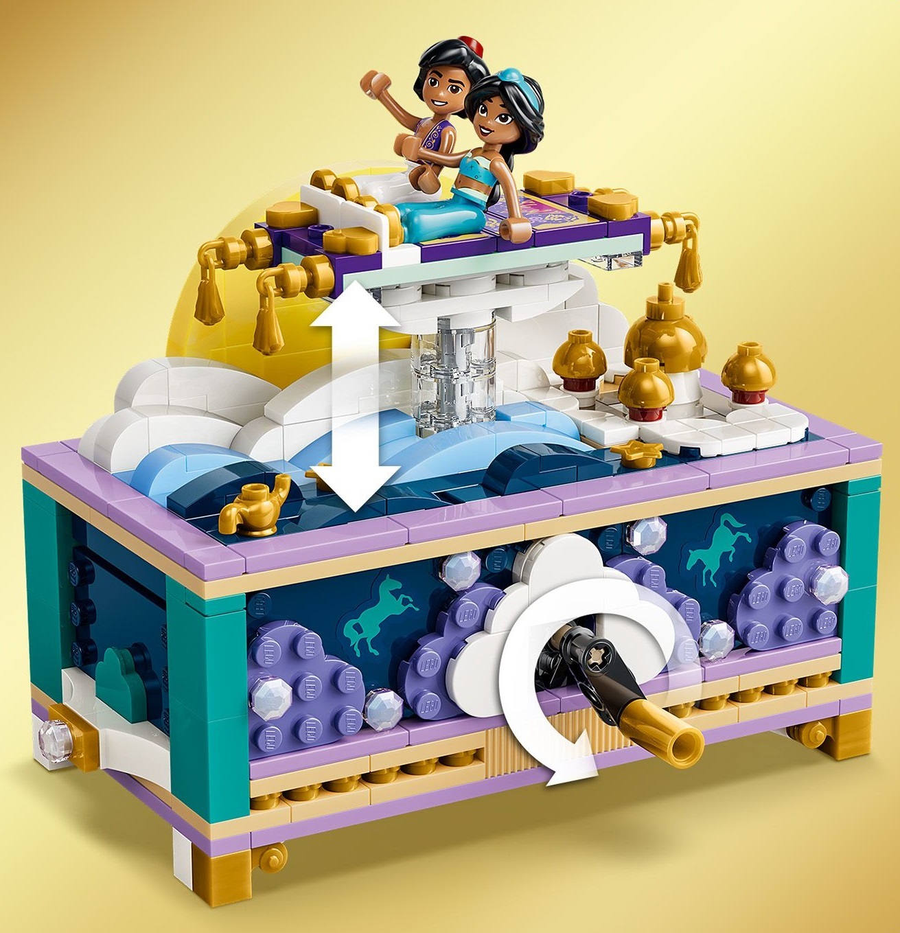 LEGO 43295 Disney Ящик для драгоценностей Жасмин фото 