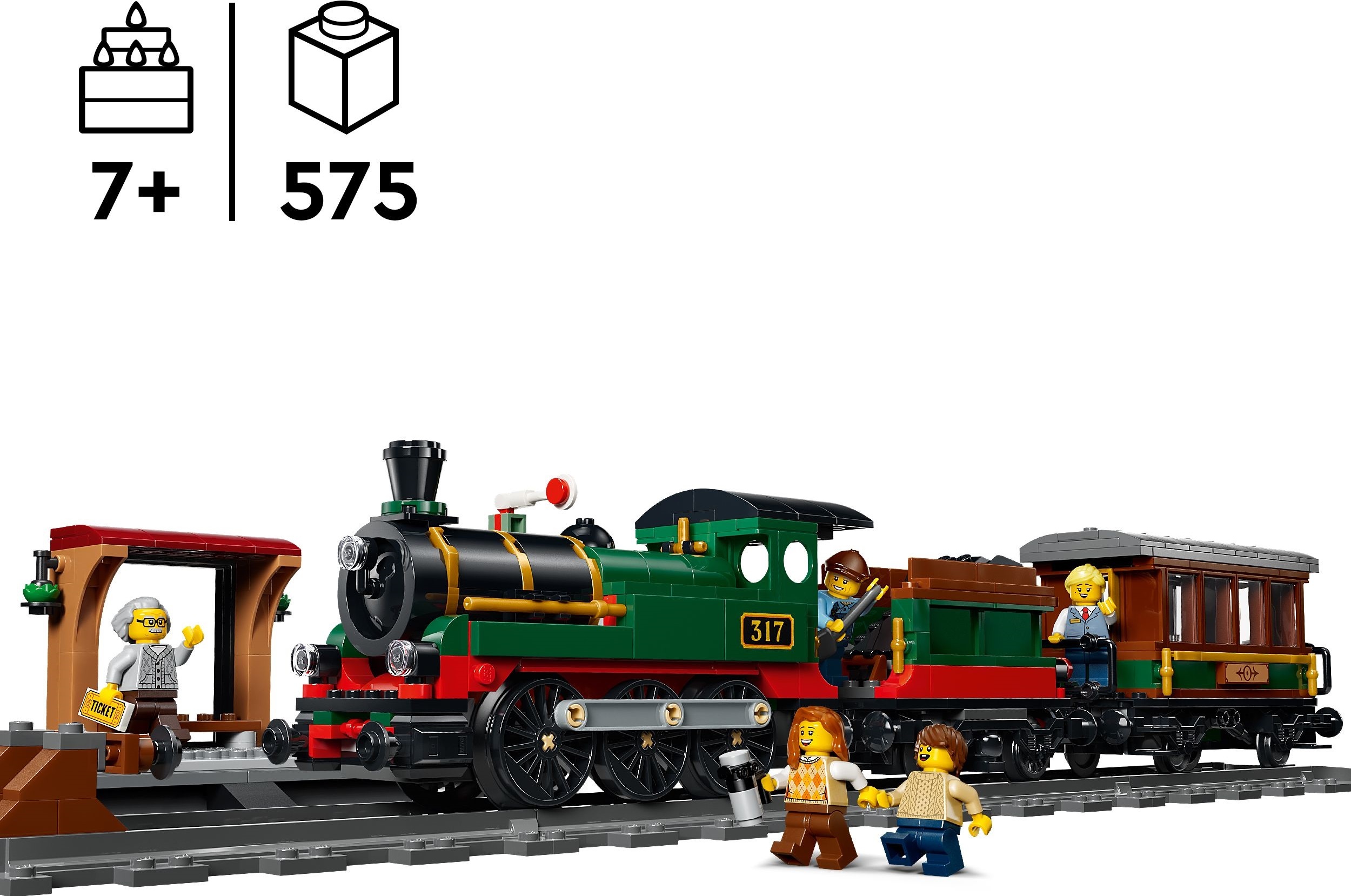LEGO 60511 City Старинный паровоз фото 
