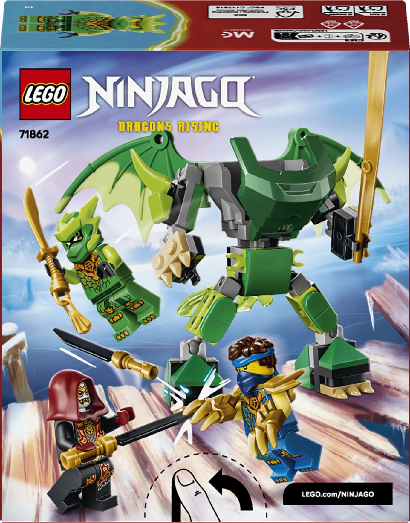 LEGO 71862 Ninjago Боевой набор работа Дракона Ллойда фото 