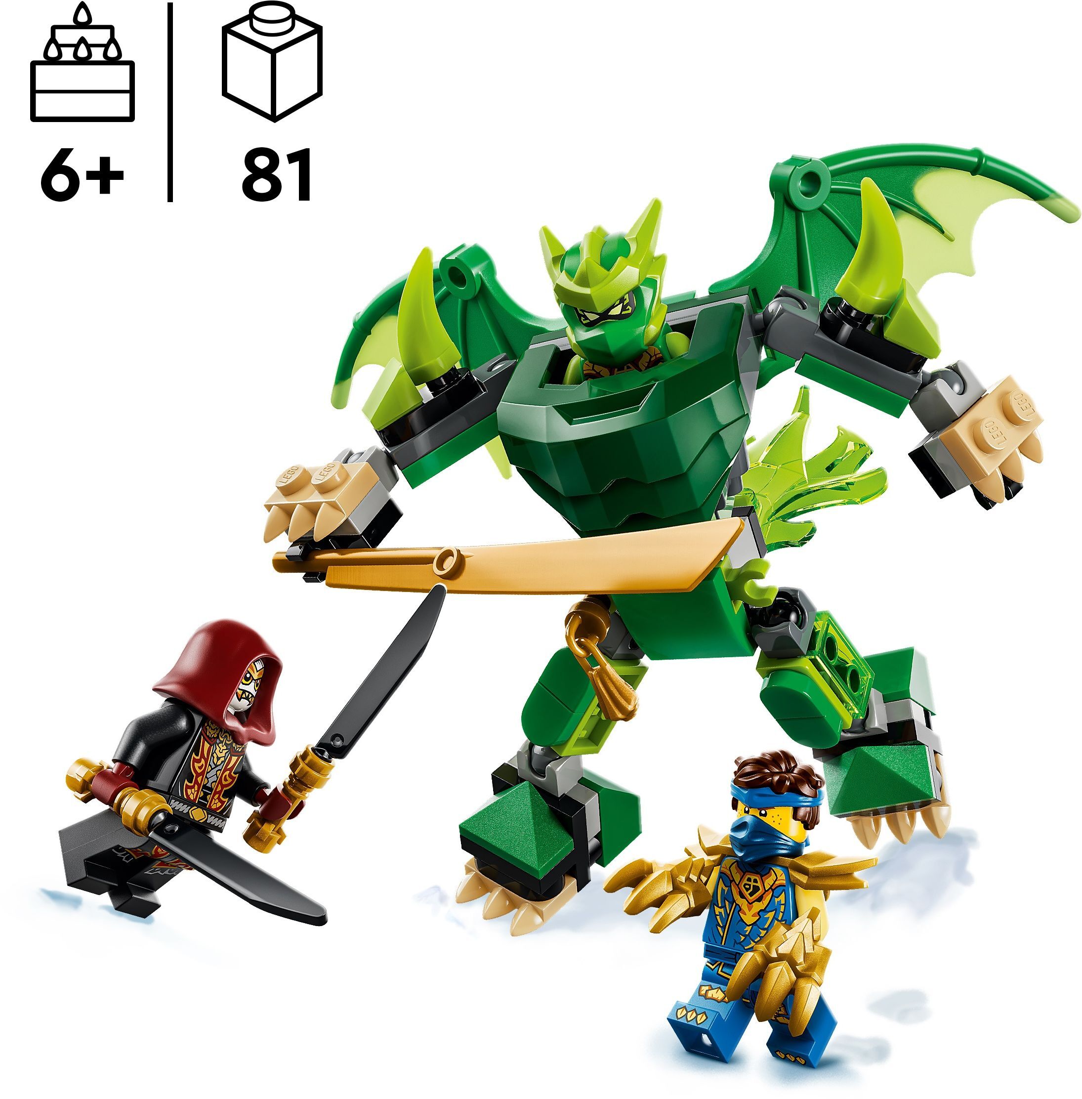LEGO 71862 Ninjago Боевой набор работа Дракона Ллойда фото 