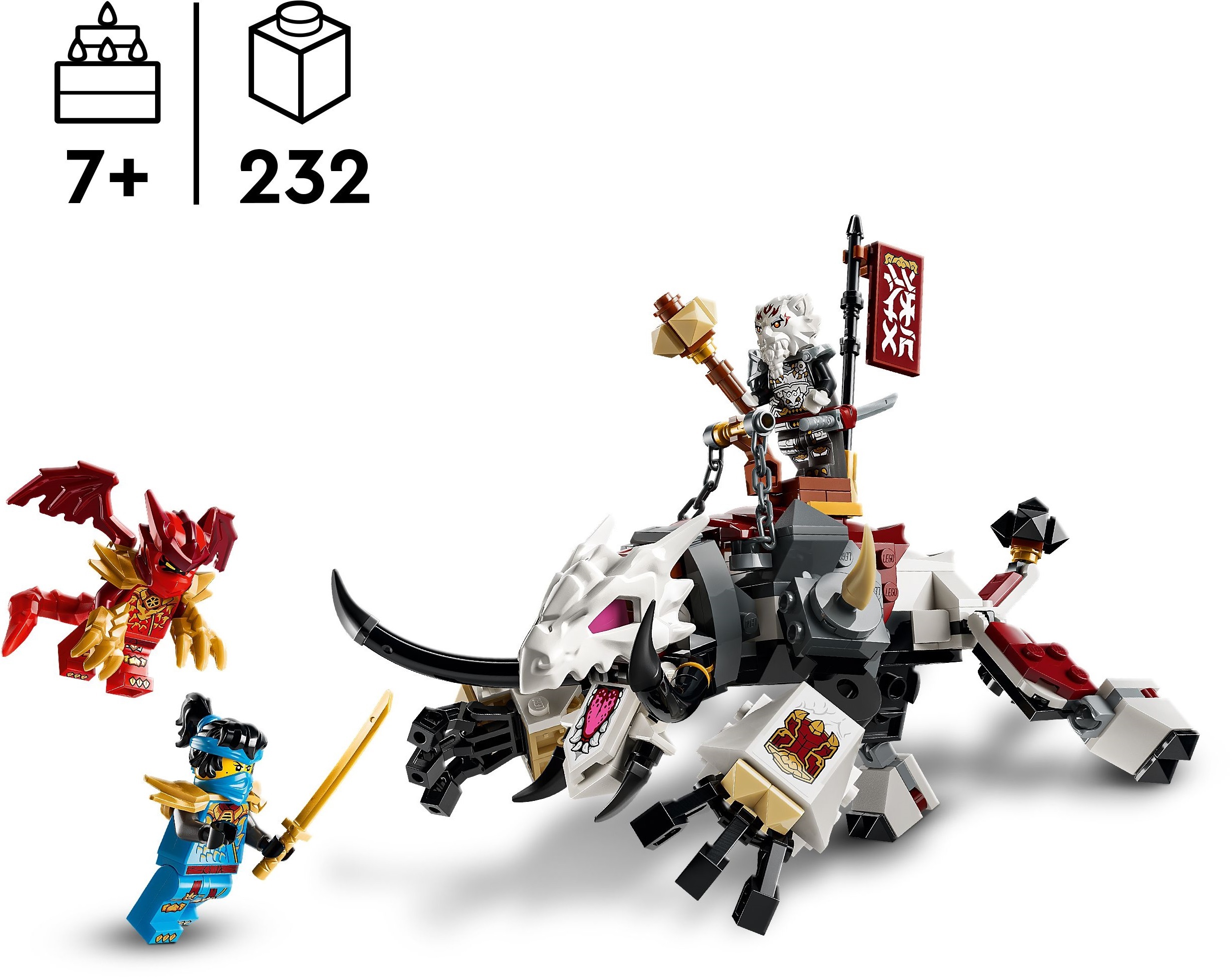 LEGO 71863 Ninjago Зильвар и дракон Гримтак фото 