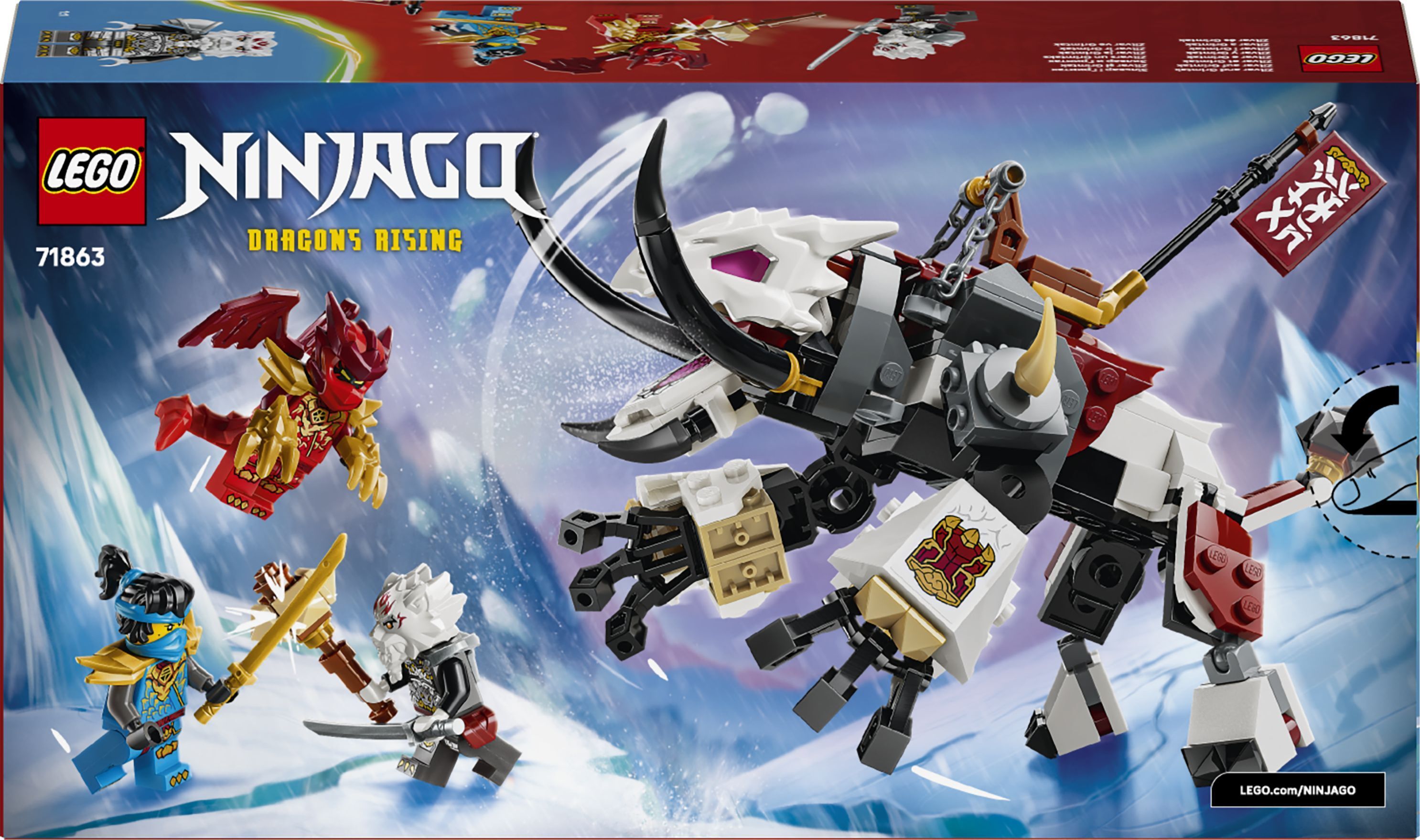 LEGO 71863 Ninjago Зильвар и дракон Гримтак фото 