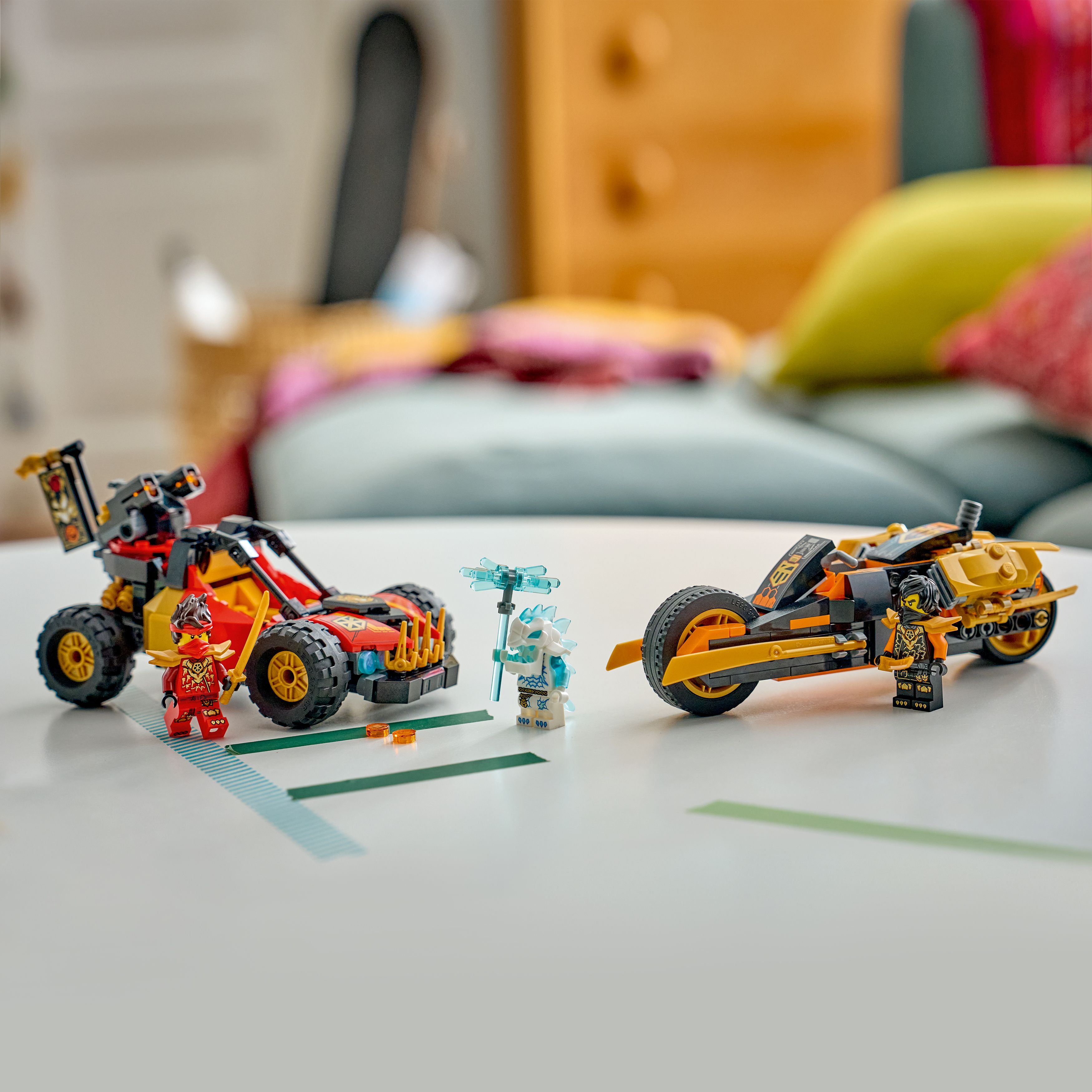 LEGO 71864 Ninjago Комбинированные транспортные средства Кая и Коула фото 