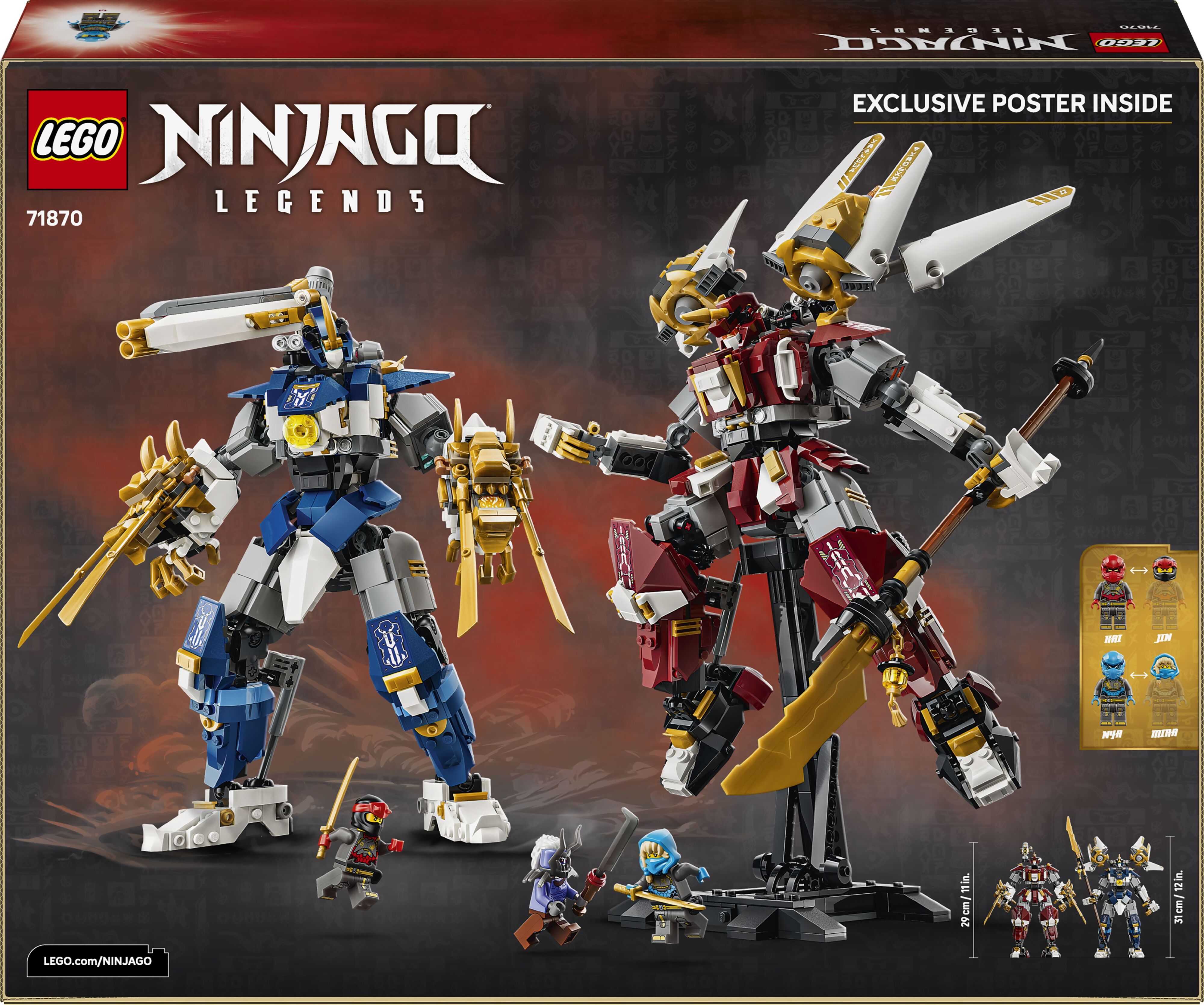 LEGO 71870 Ninjago Близнецы роботы-Титаны фото 