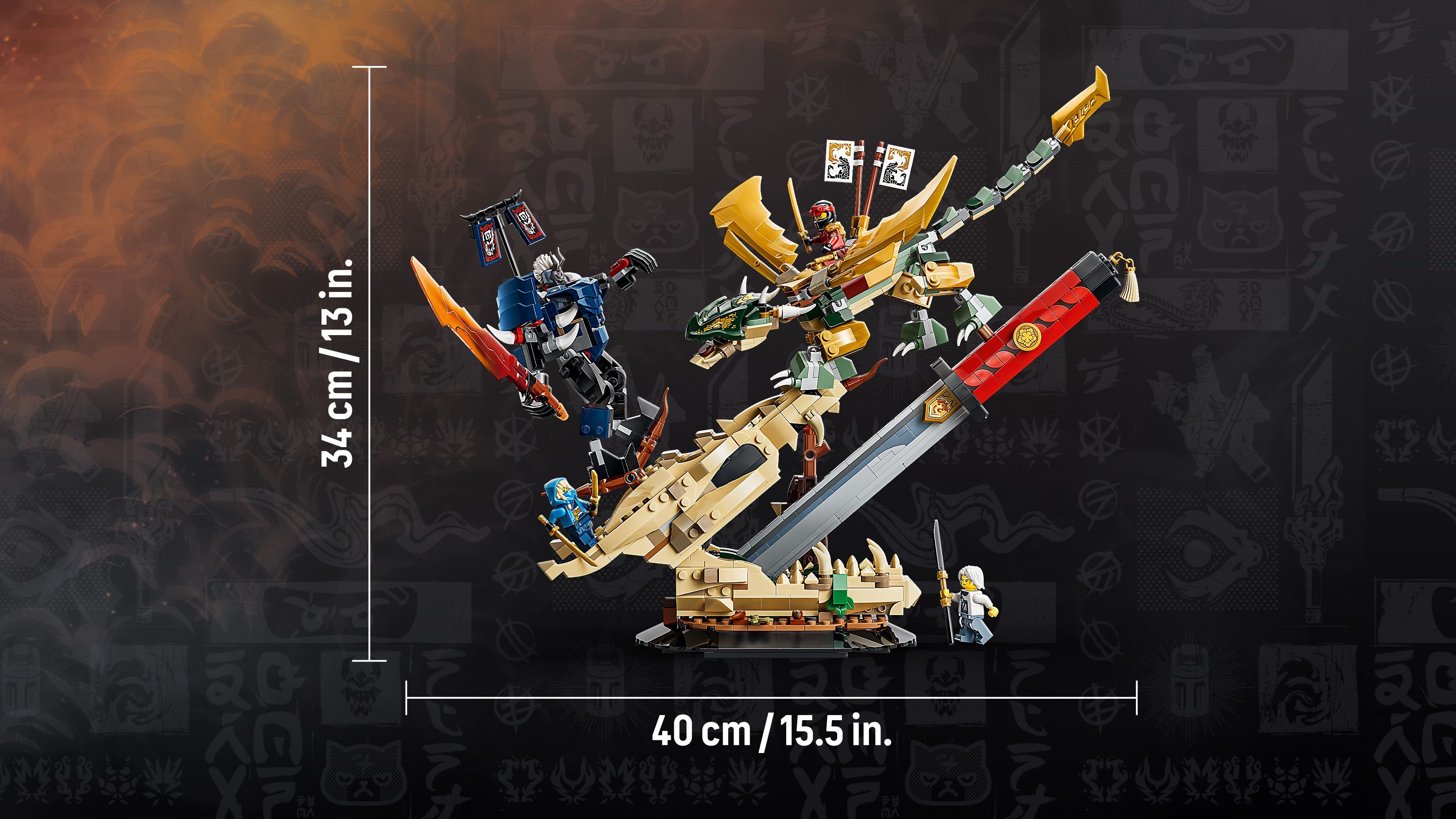 LEGO 71871 Ninjago Битва у черепа Дракона с мечом фото 
