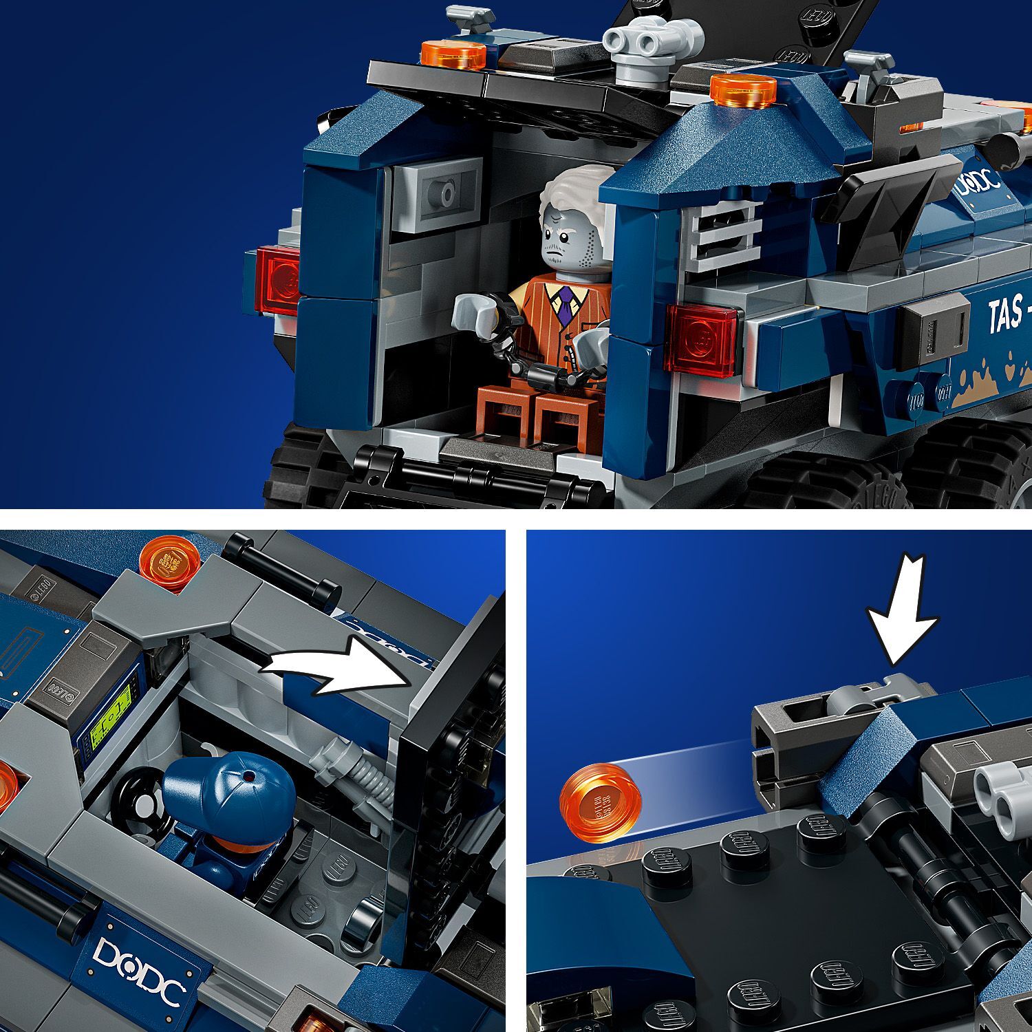 LEGO 76349 Marvel Преследование Человеком-Пауком машины для перевозки преступников фото 13