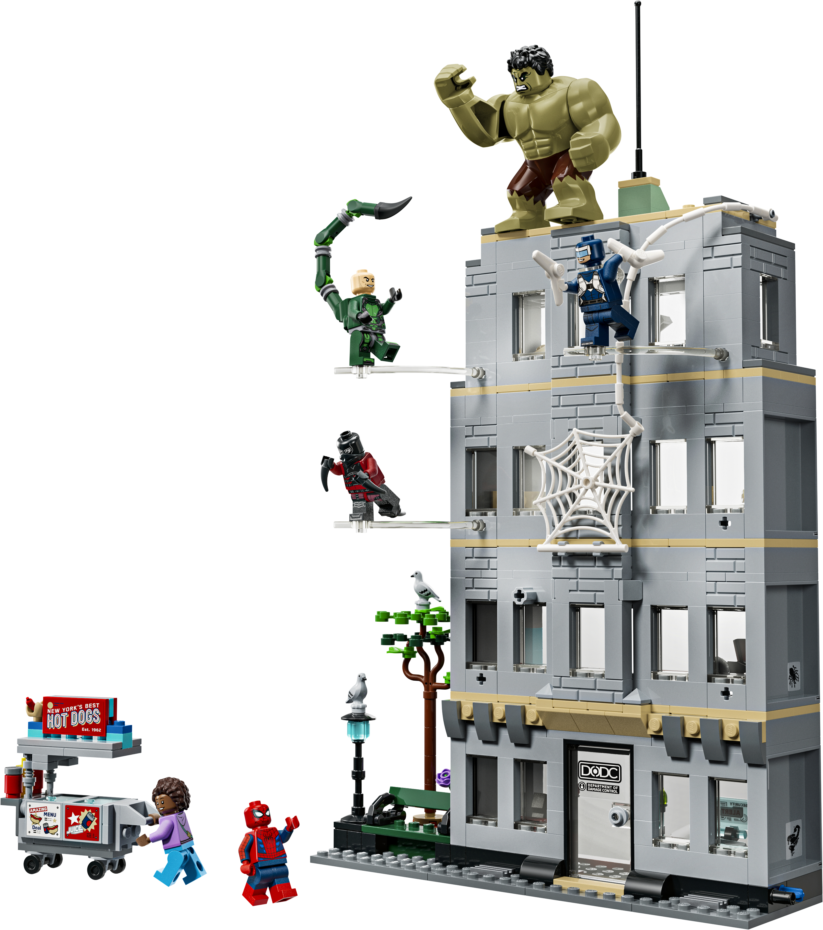 LEGO 76350 Super Heroes Эпическая схватка Человека-Паука против Халка фото 2