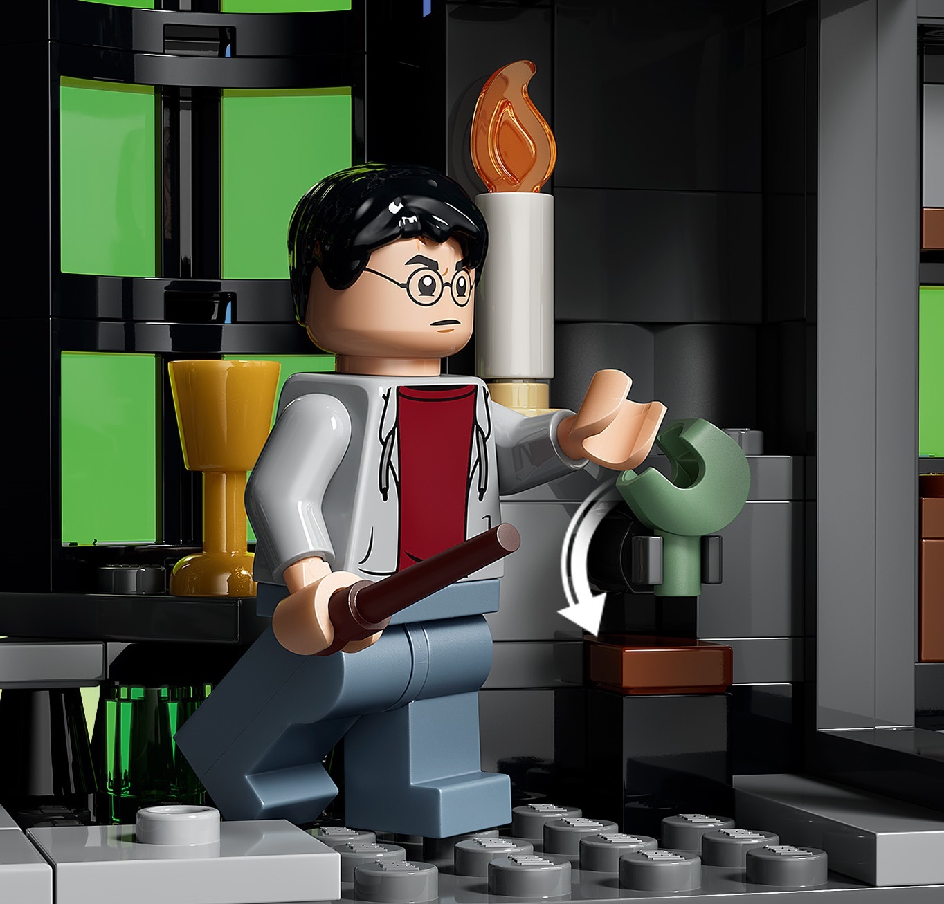 LEGO 76471 Harry Potter Магазины для волшебников в Лютном переулке фото 