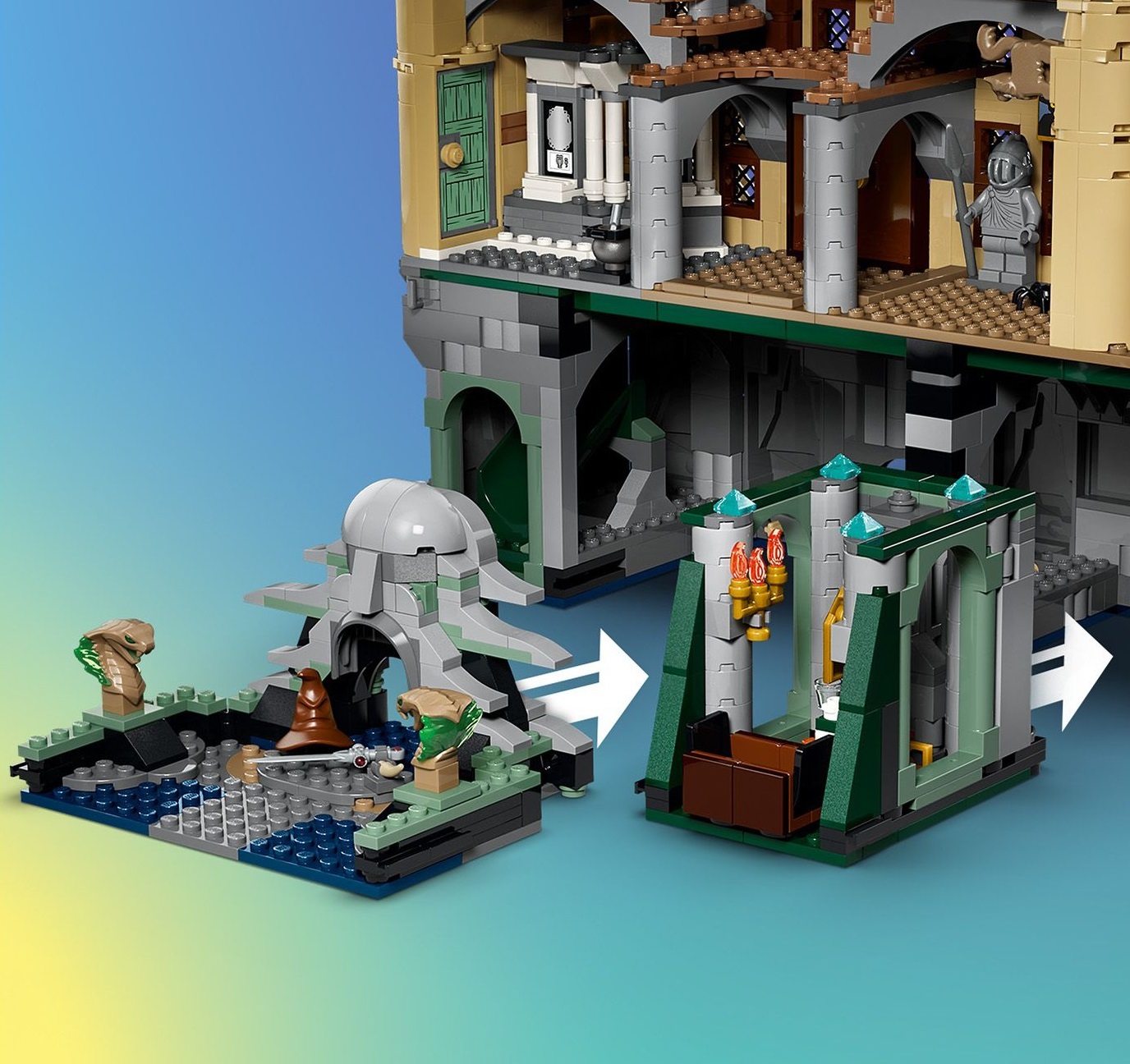 LEGO 76473 Harry Potter Замок Хогвартс: Восточное крыло фото 