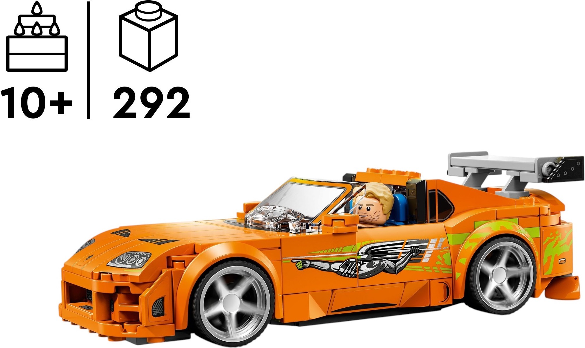 LEGO 77260 Speed Champions Форсаж: Toyota Supra MK4 фото 2