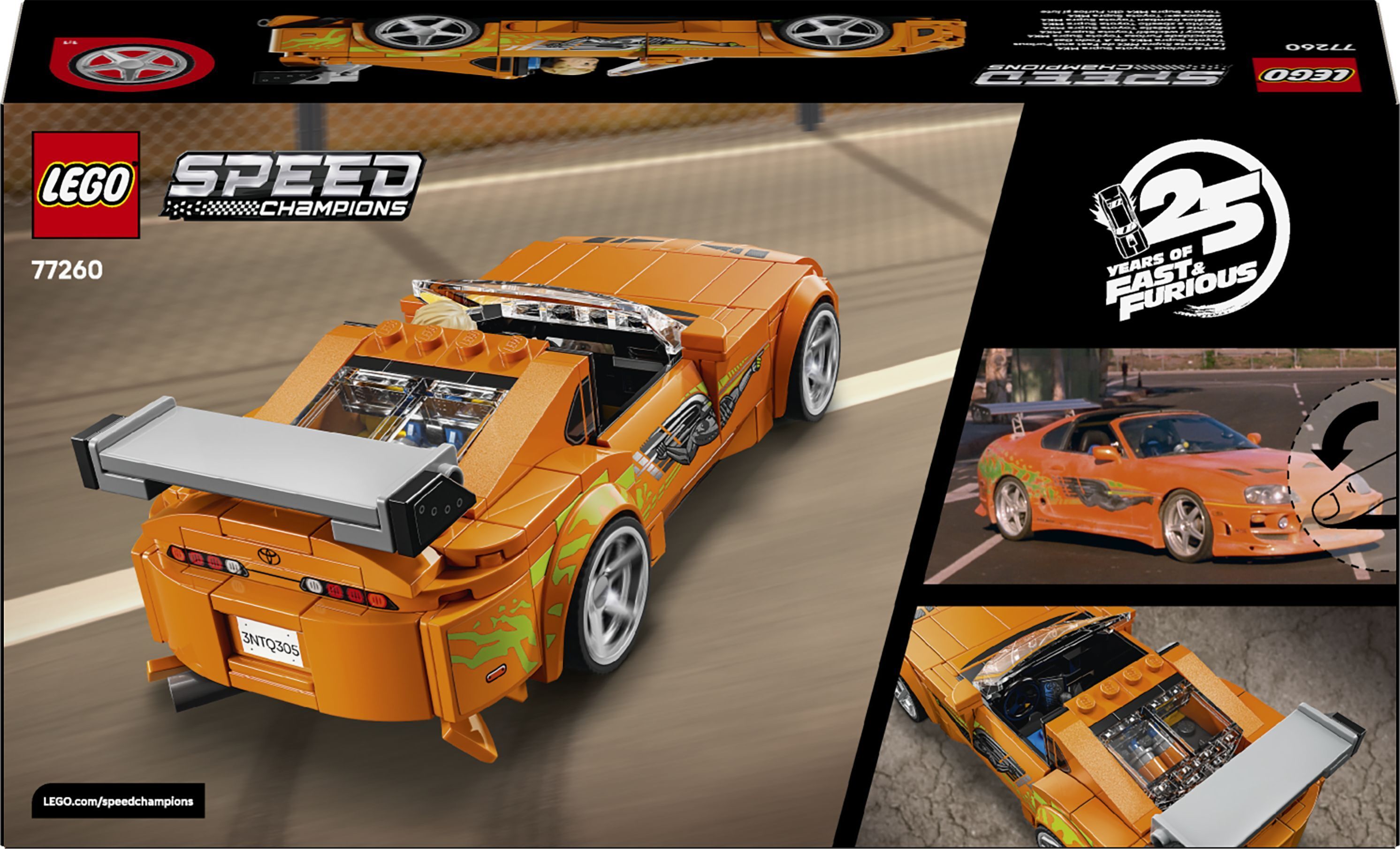 LEGO 77260 Speed Champions Форсаж: Toyota Supra MK4 фото 15
