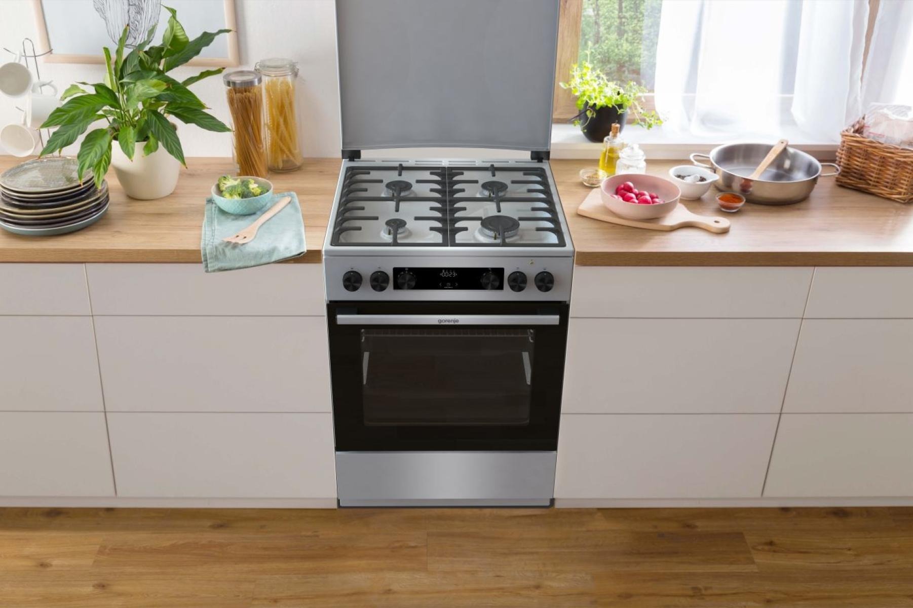 Плита комбінована Gorenje GKS6C71XF_Saleфото