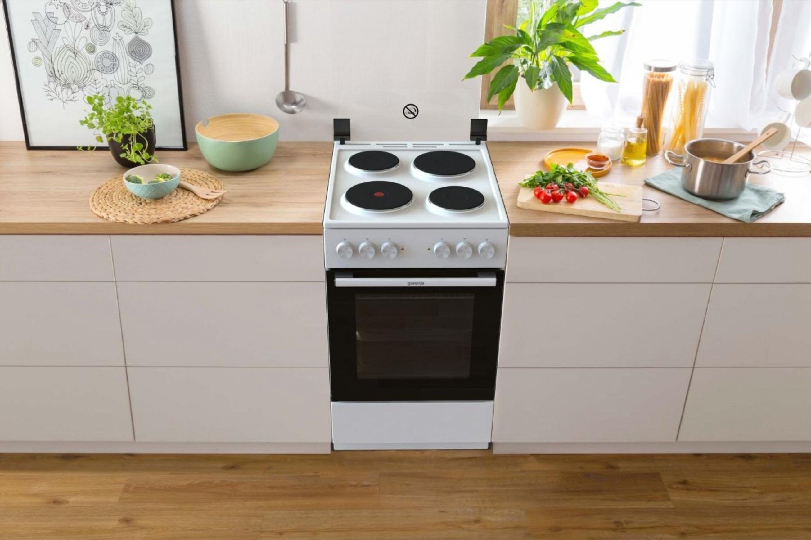 Плита електрична Gorenje GE5A21WH_Saleфото