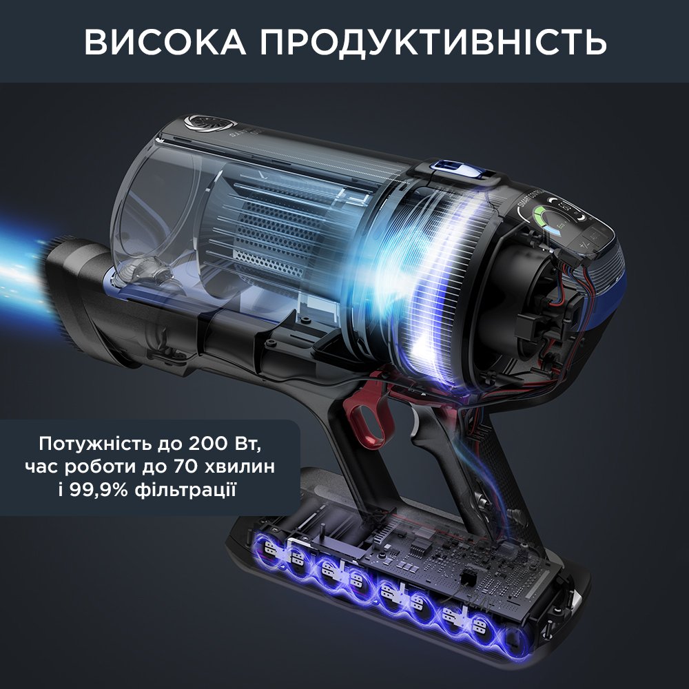 Аккумуляторный пылесос Rowenta X-Force Flex 14.60 Auto Aqua RH99C0WO_Sale фото 