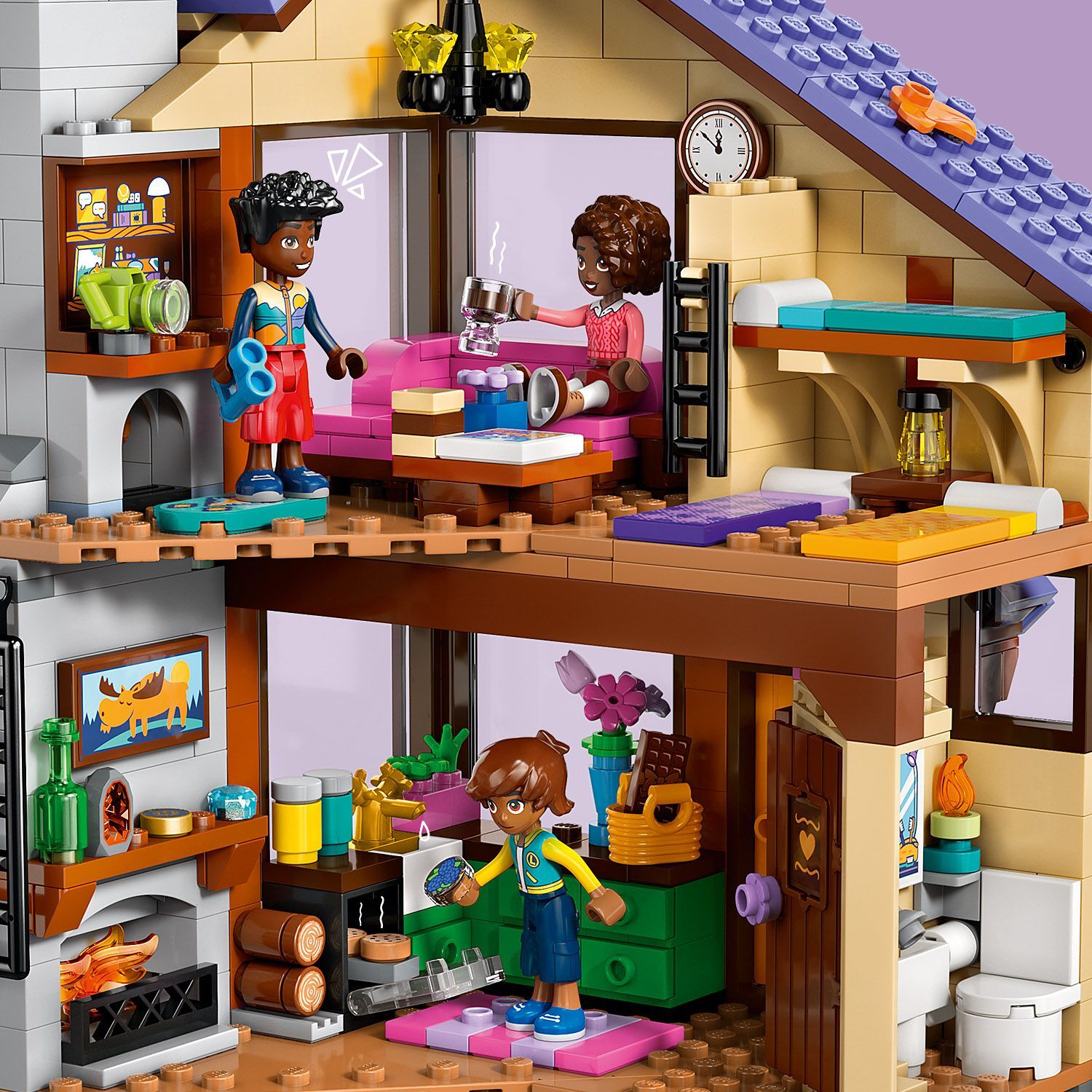 LEGO 42705 Friends Уютный лесной домик для осеннего отдыха фото 10