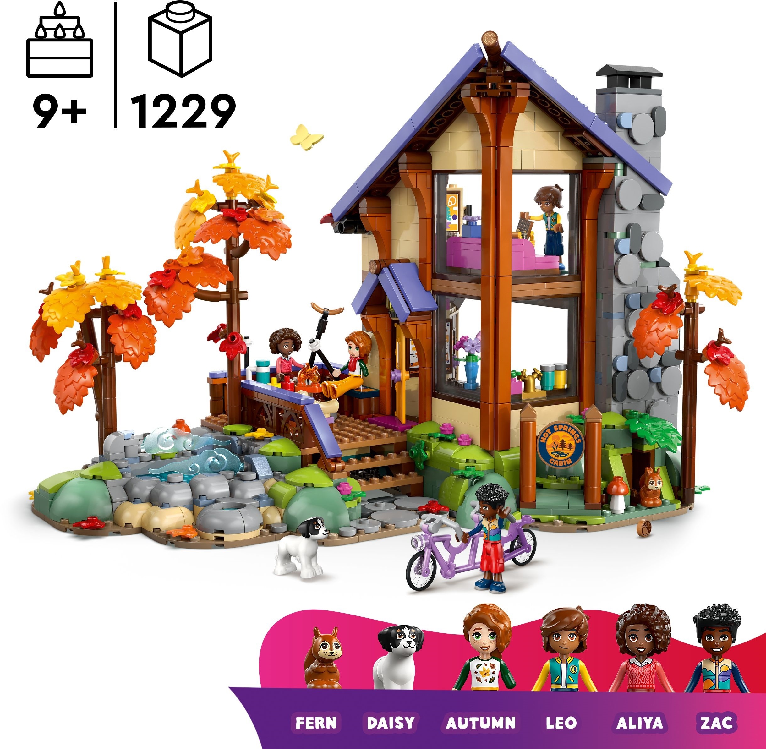 LEGO 42705 Friends Уютный лесной домик для осеннего отдыха фото 2