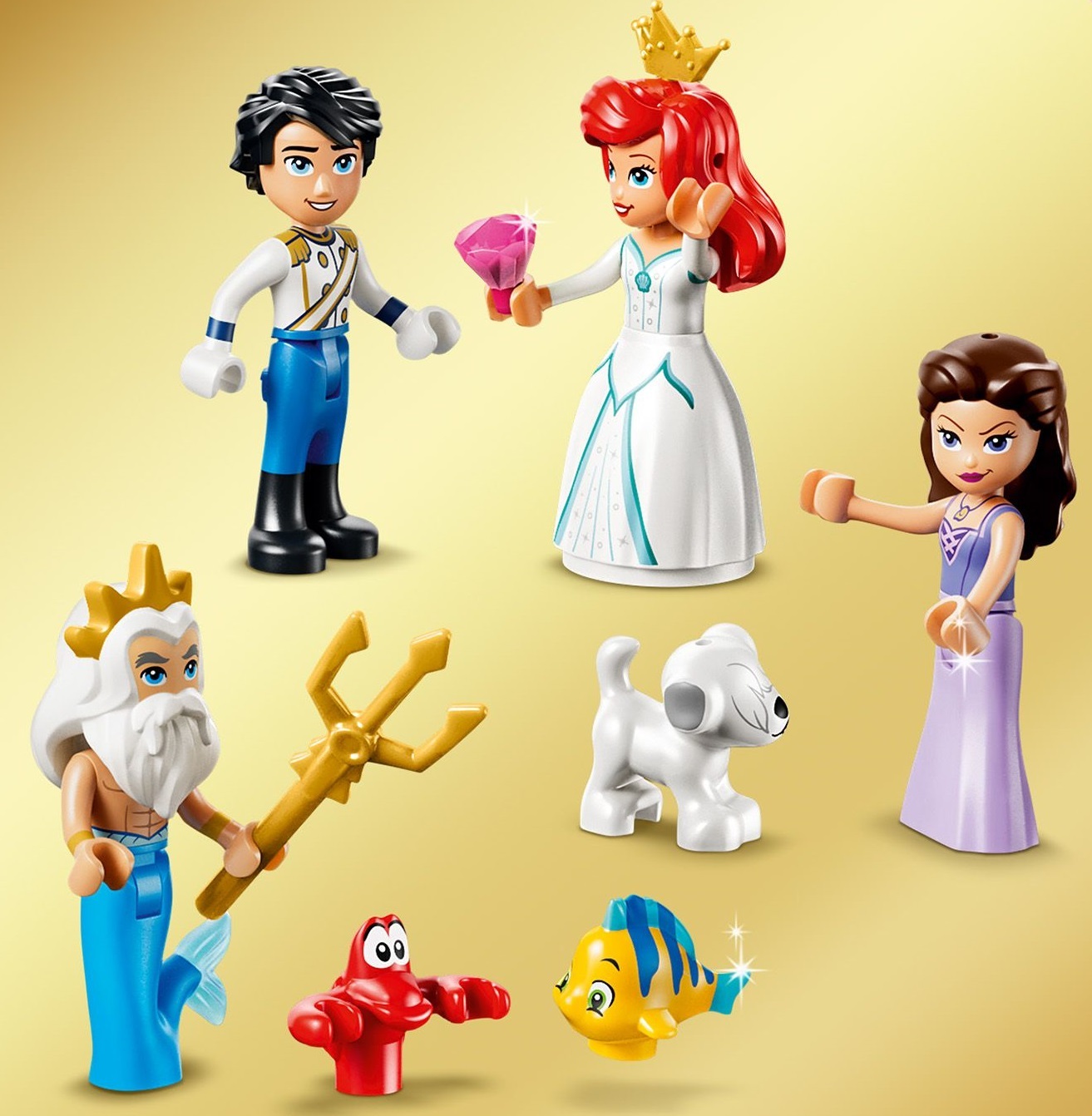 LEGO 43299 Disney Princess Королевская свадебная лодка Ариэль фото 12