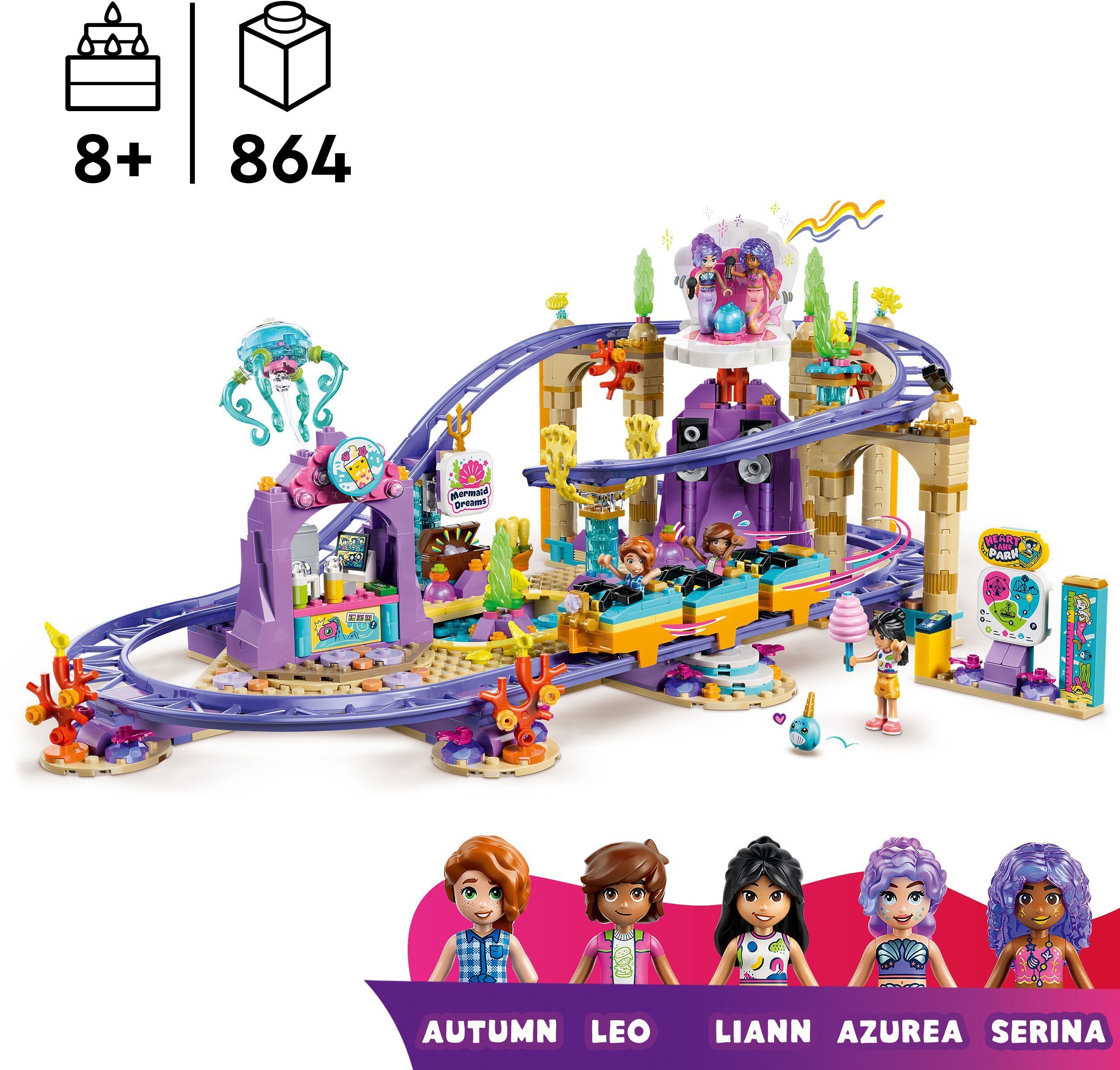 LEGO 42703 Friends Американские горки с русалками фото 