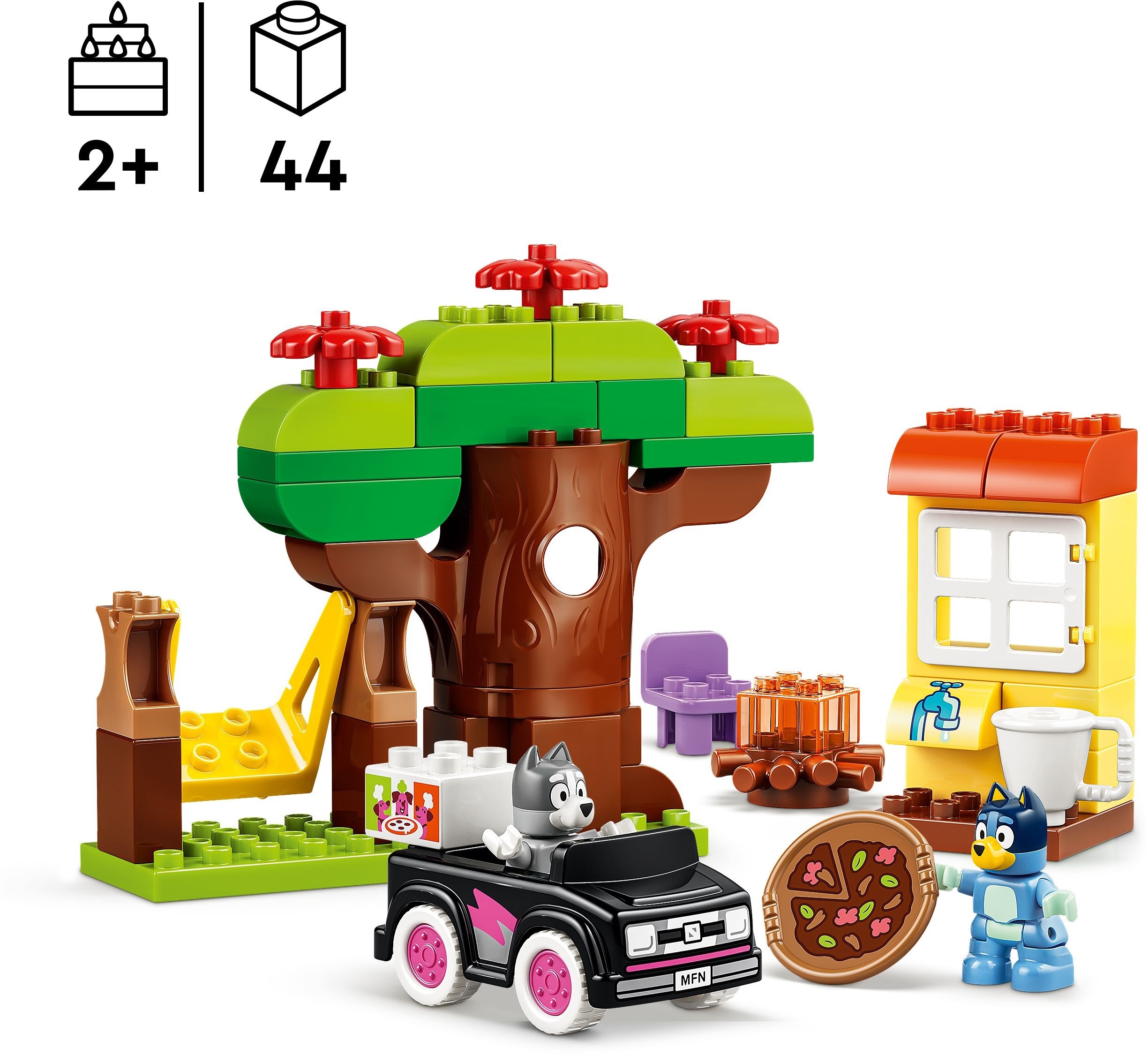 LEGO 10469 DUPLO Bluey «Пиццерия» с Мафином и Блуи фото 2