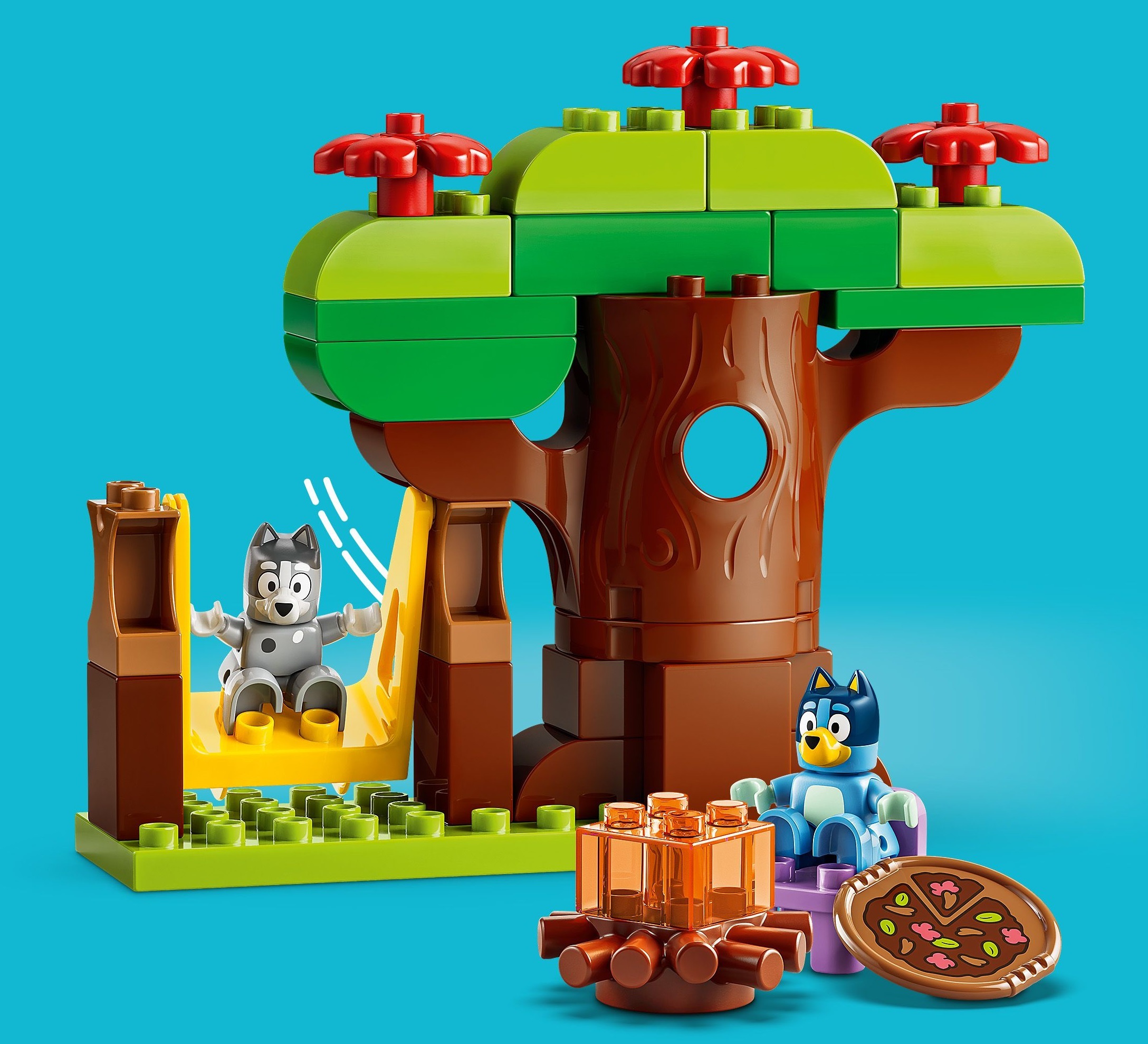 LEGO 10469 DUPLO Bluey «Пиццерия» с Мафином и Блуи фото 12