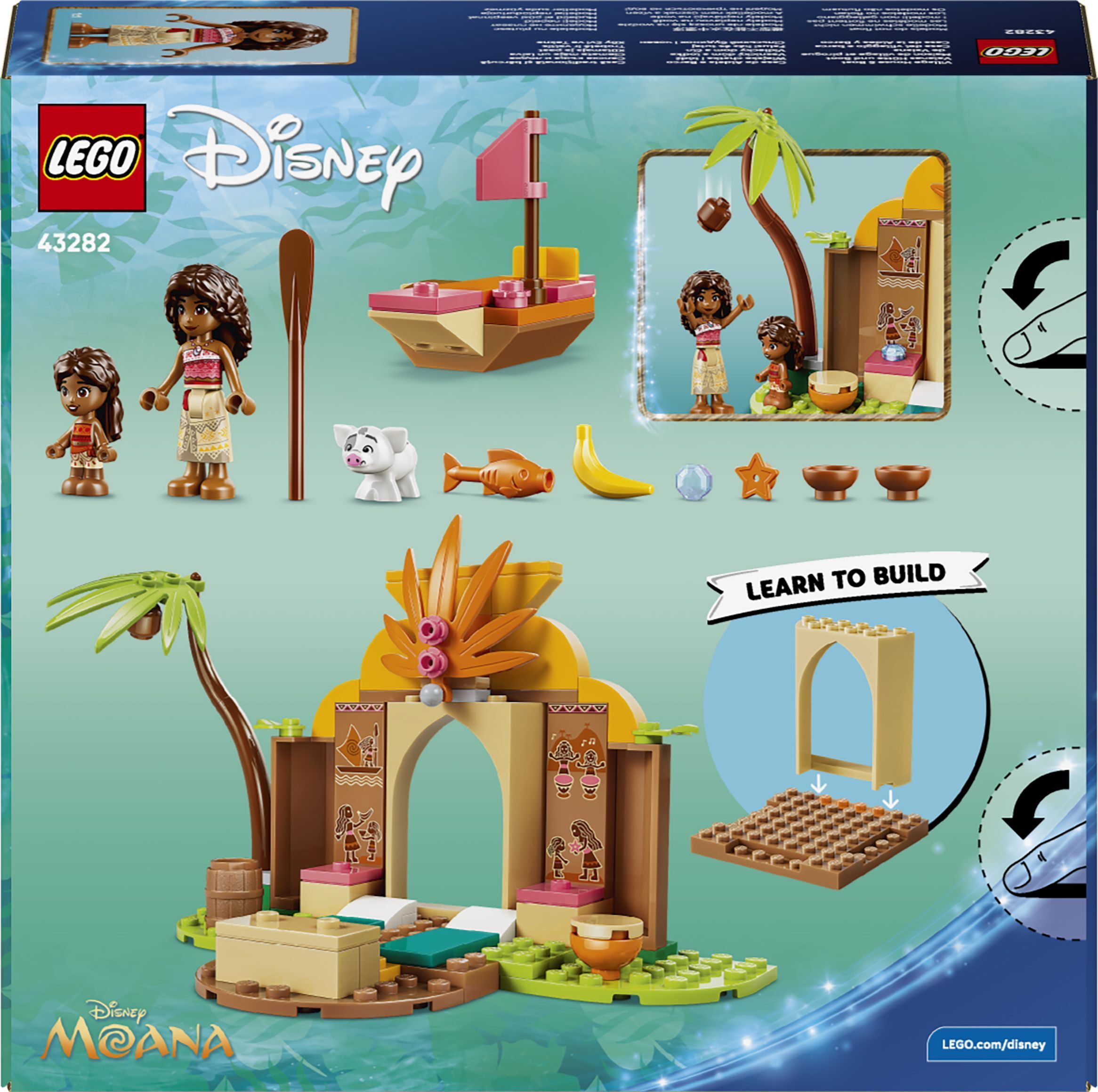 LEGO 43282 Disney Princess Сільський будиночок та човенфото