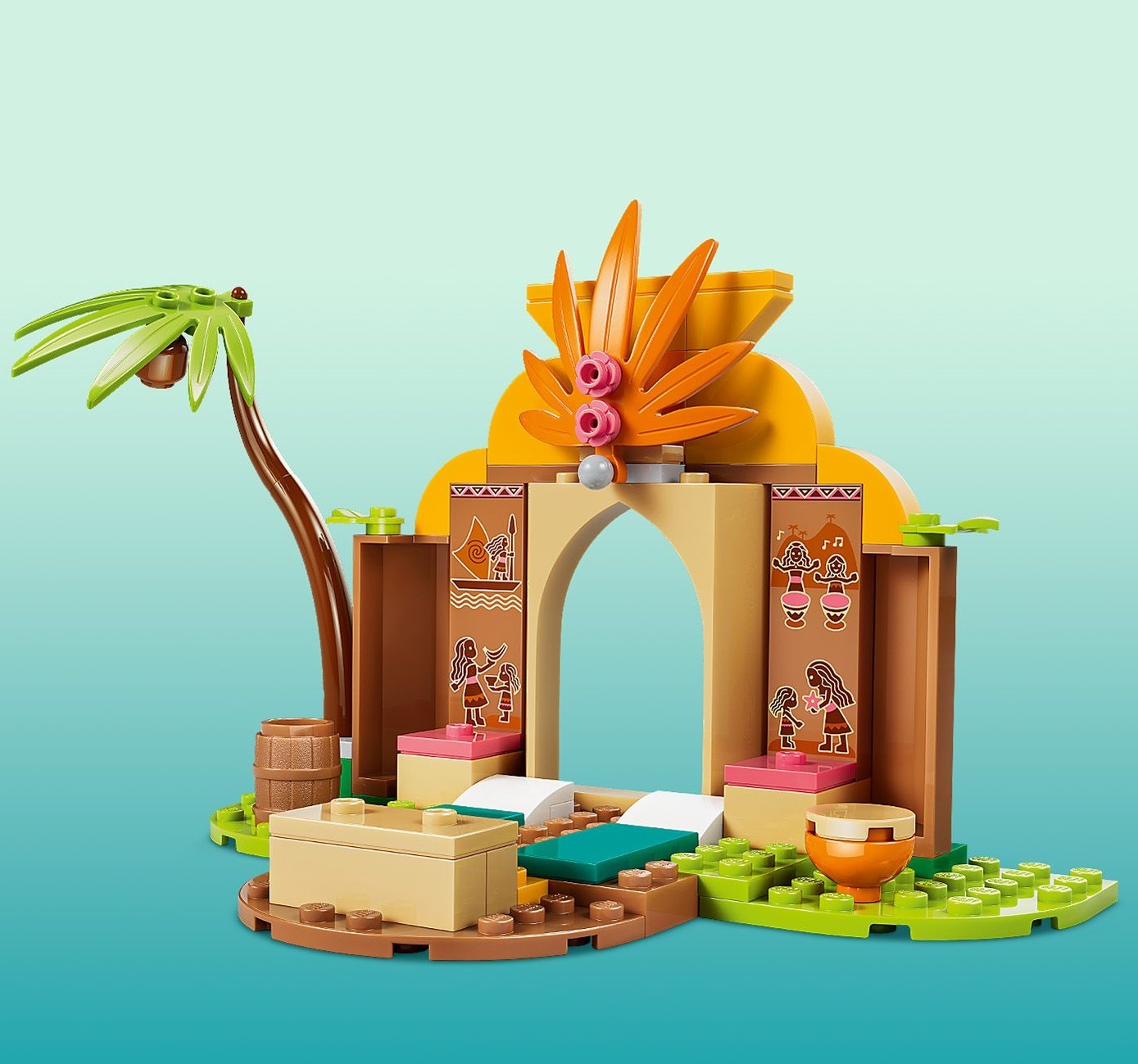 LEGO 43282 Disney Princess Сільський будиночок та човенфото