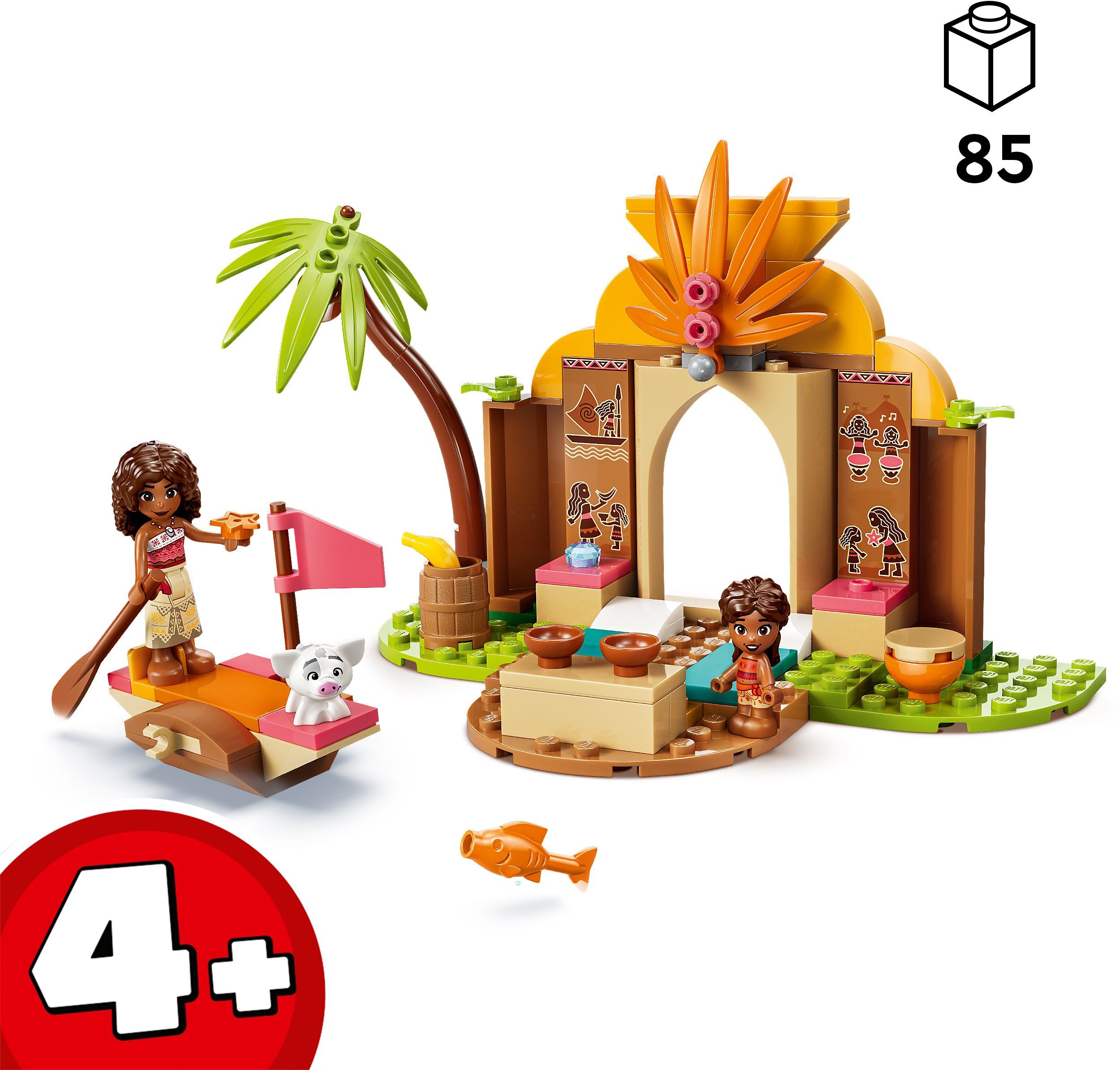 LEGO 43282 Disney Princess Сільський будиночок та човенфото