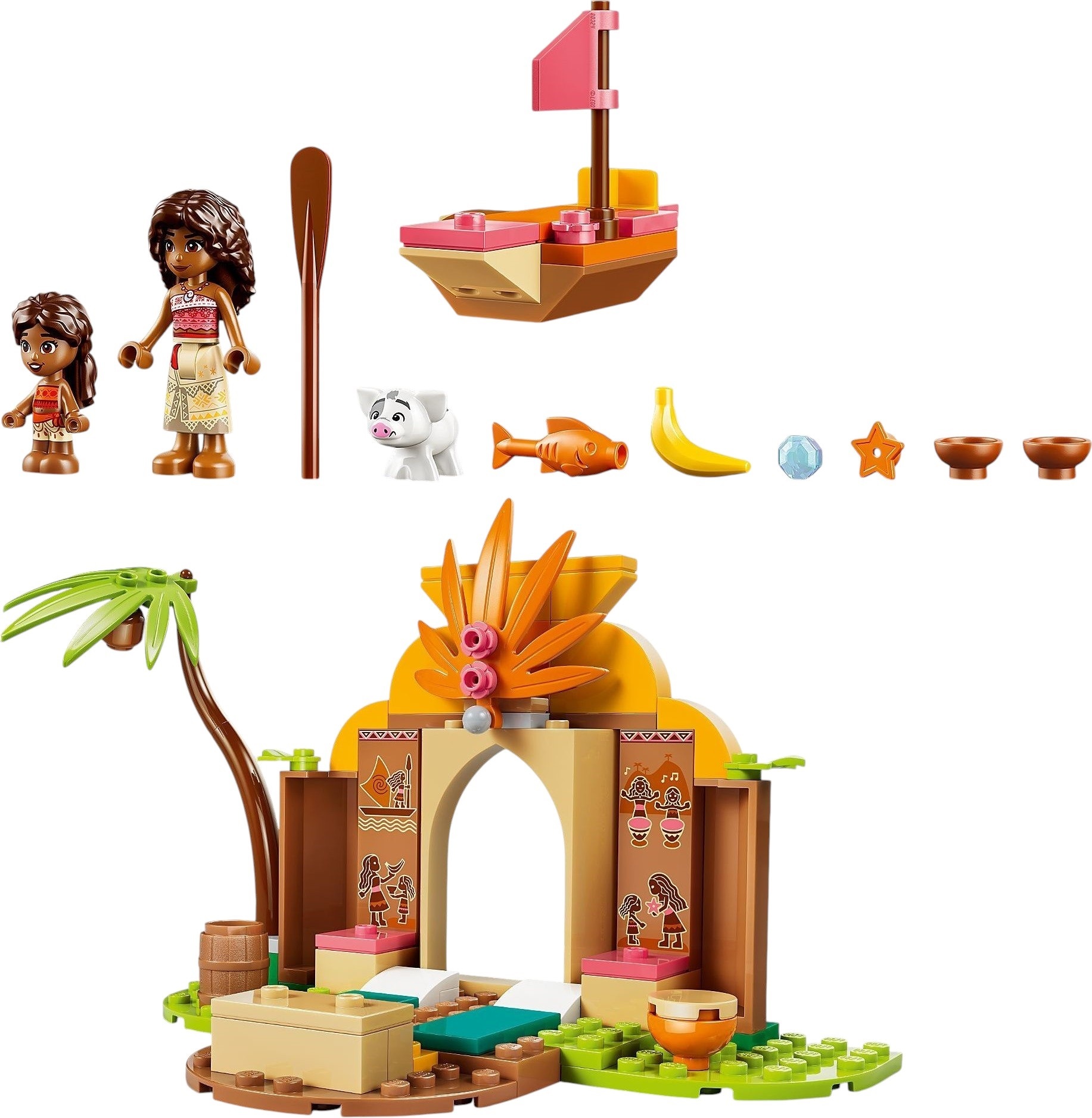 LEGO 43282 Disney Princess Сільський будиночок та човенфото