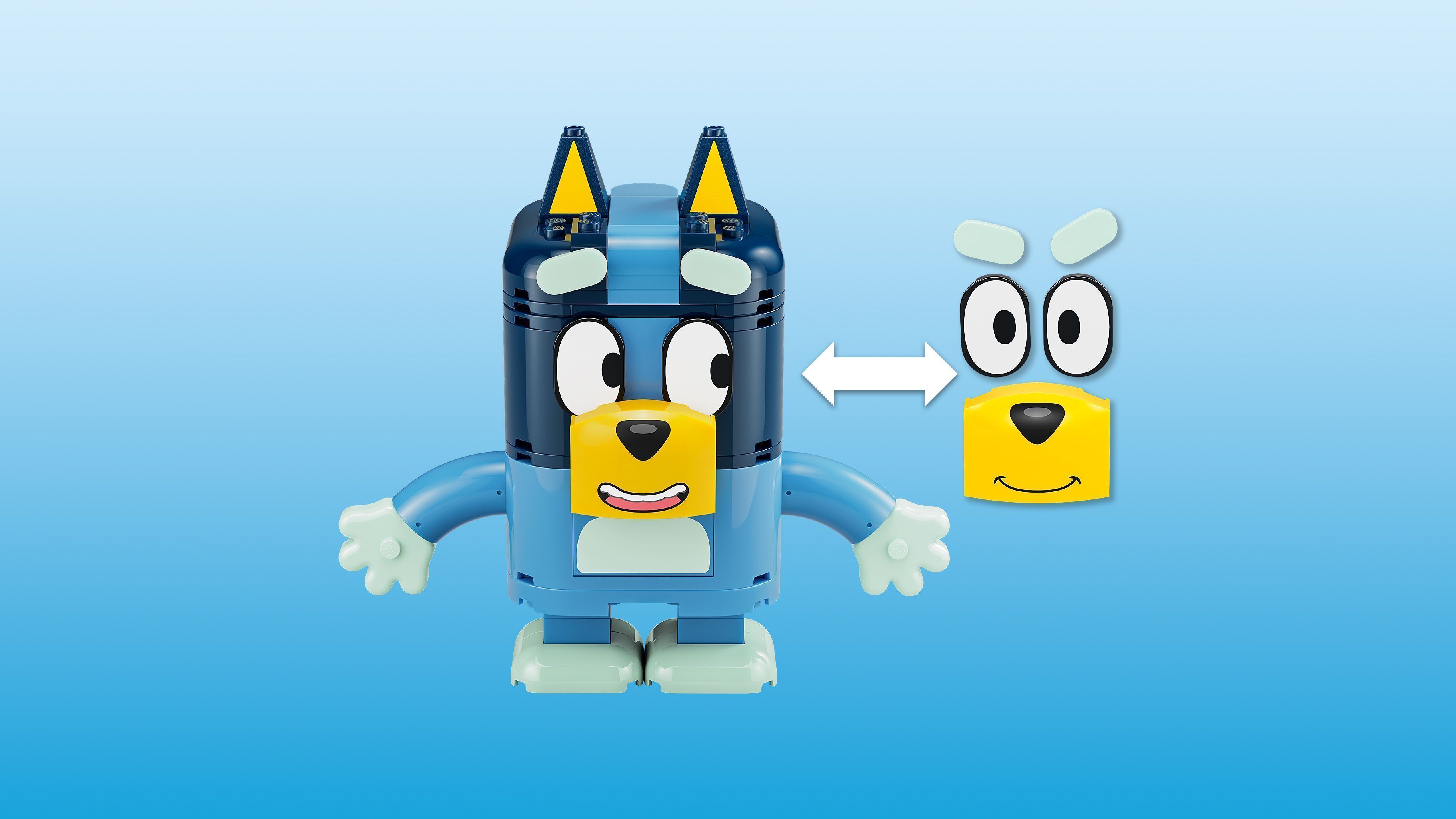 LEGO 11217 Bluey Семья Блуи из кубиков фото 