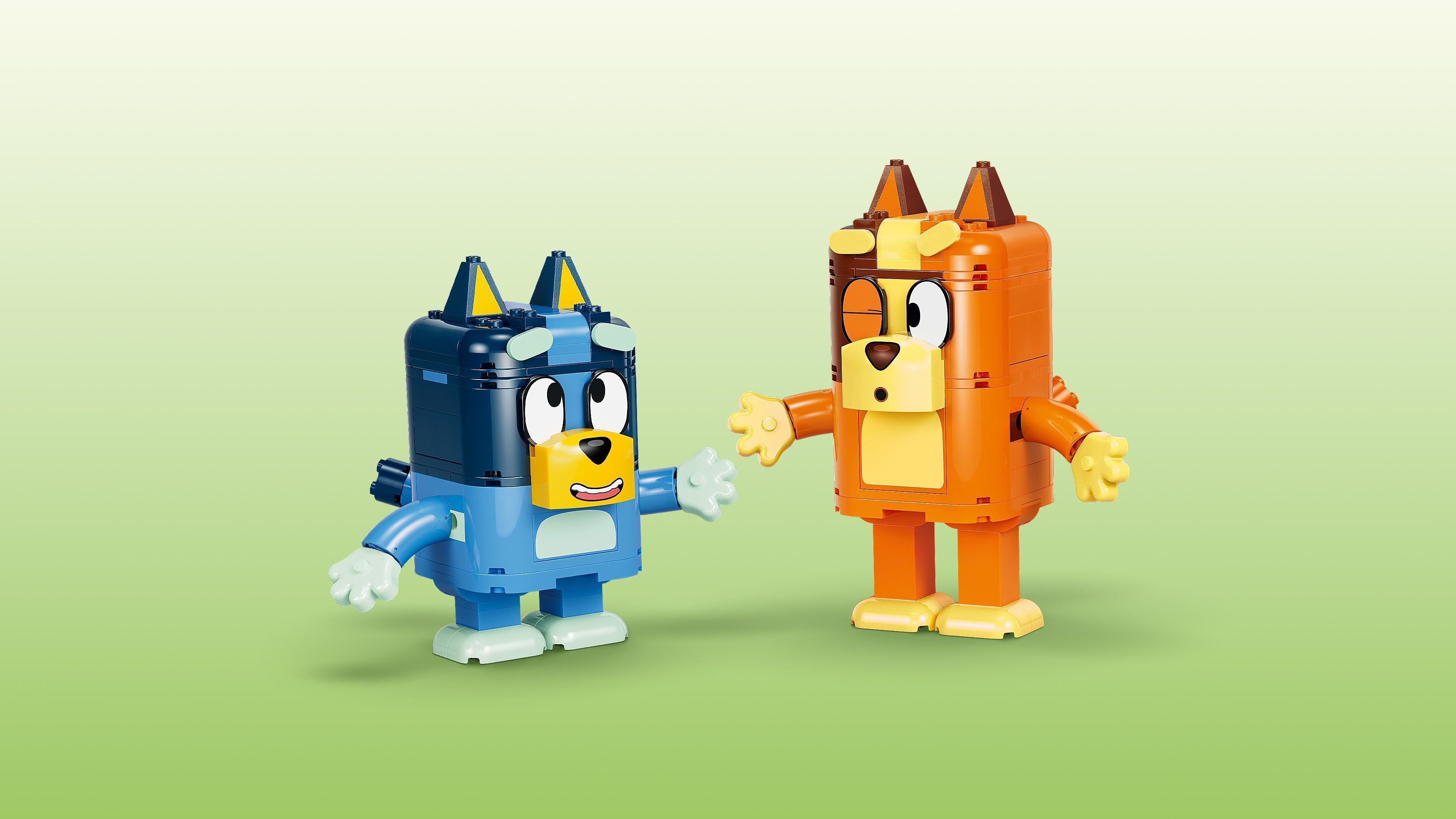 LEGO 11217 Bluey Семья Блуи из кубиков фото 