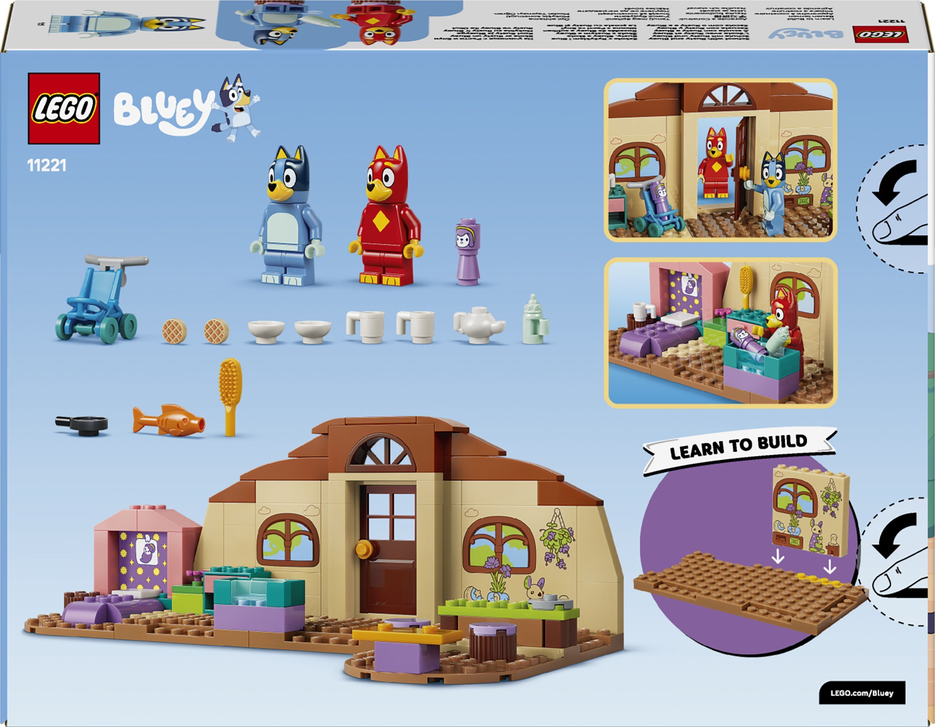 LEGO 11221 Bluey Школа с Расти и Блуи фото 