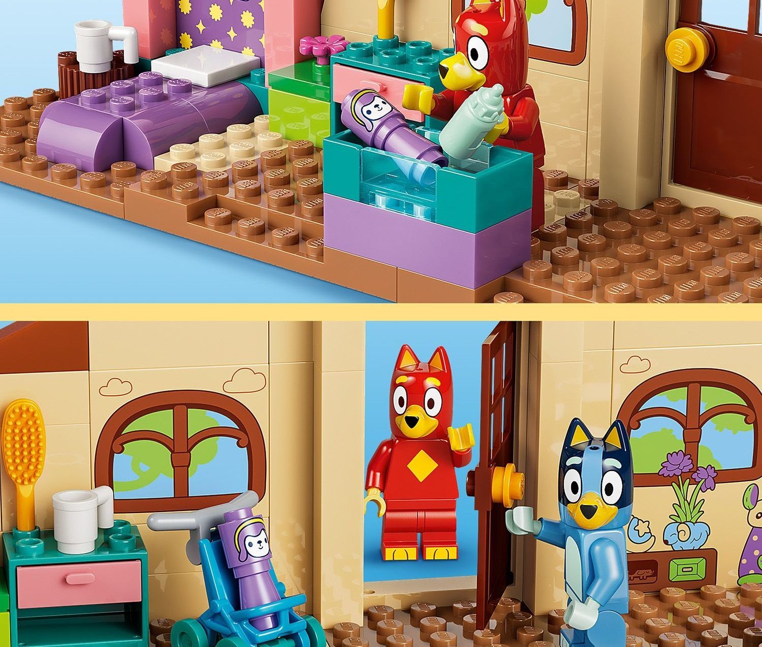 LEGO 11221 Bluey Школа с Расти и Блуи фото 