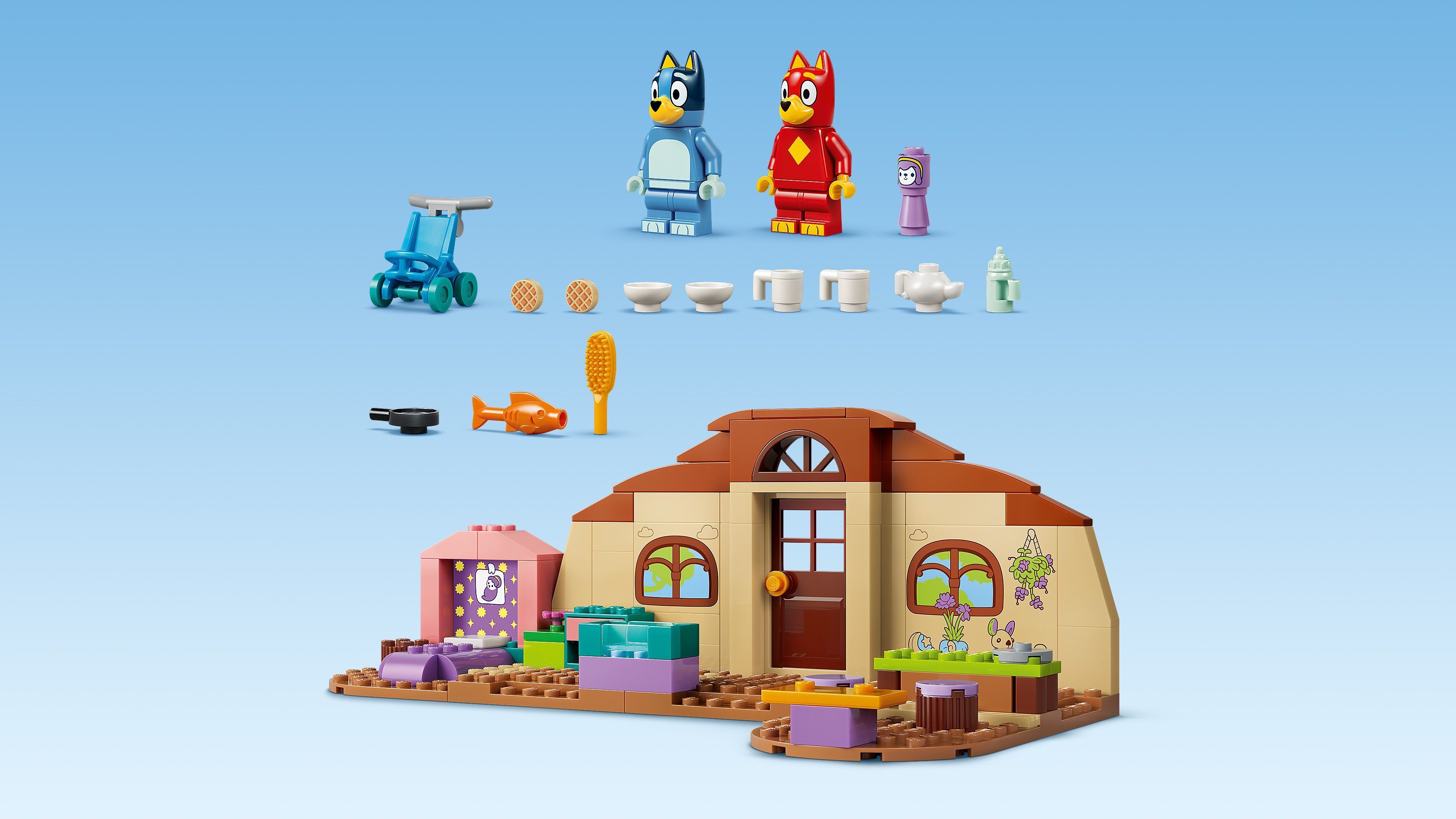 LEGO 11221 Bluey Школа с Расти и Блуи фото 