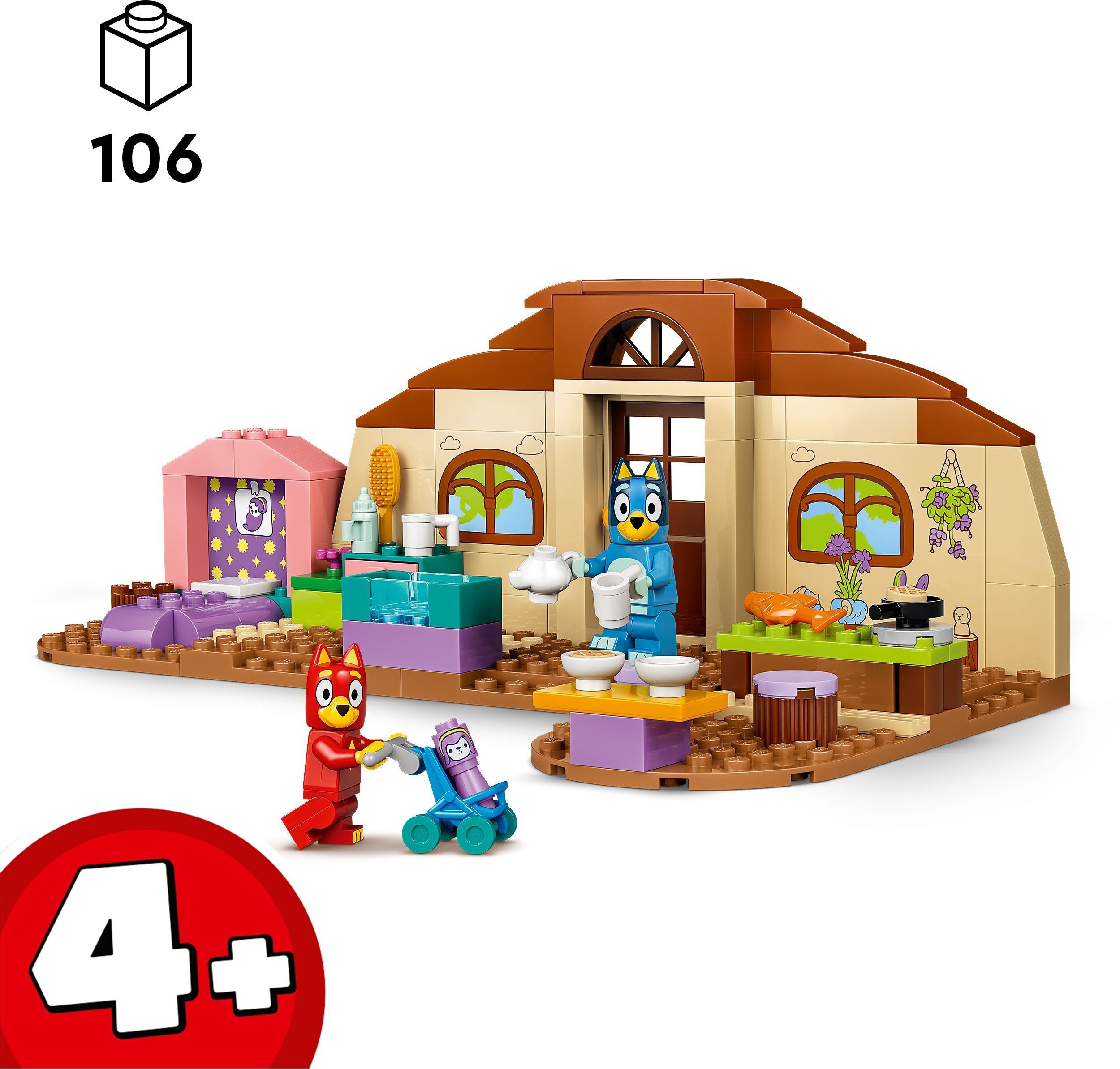 LEGO 11221 Bluey Школа с Расти и Блуи фото 