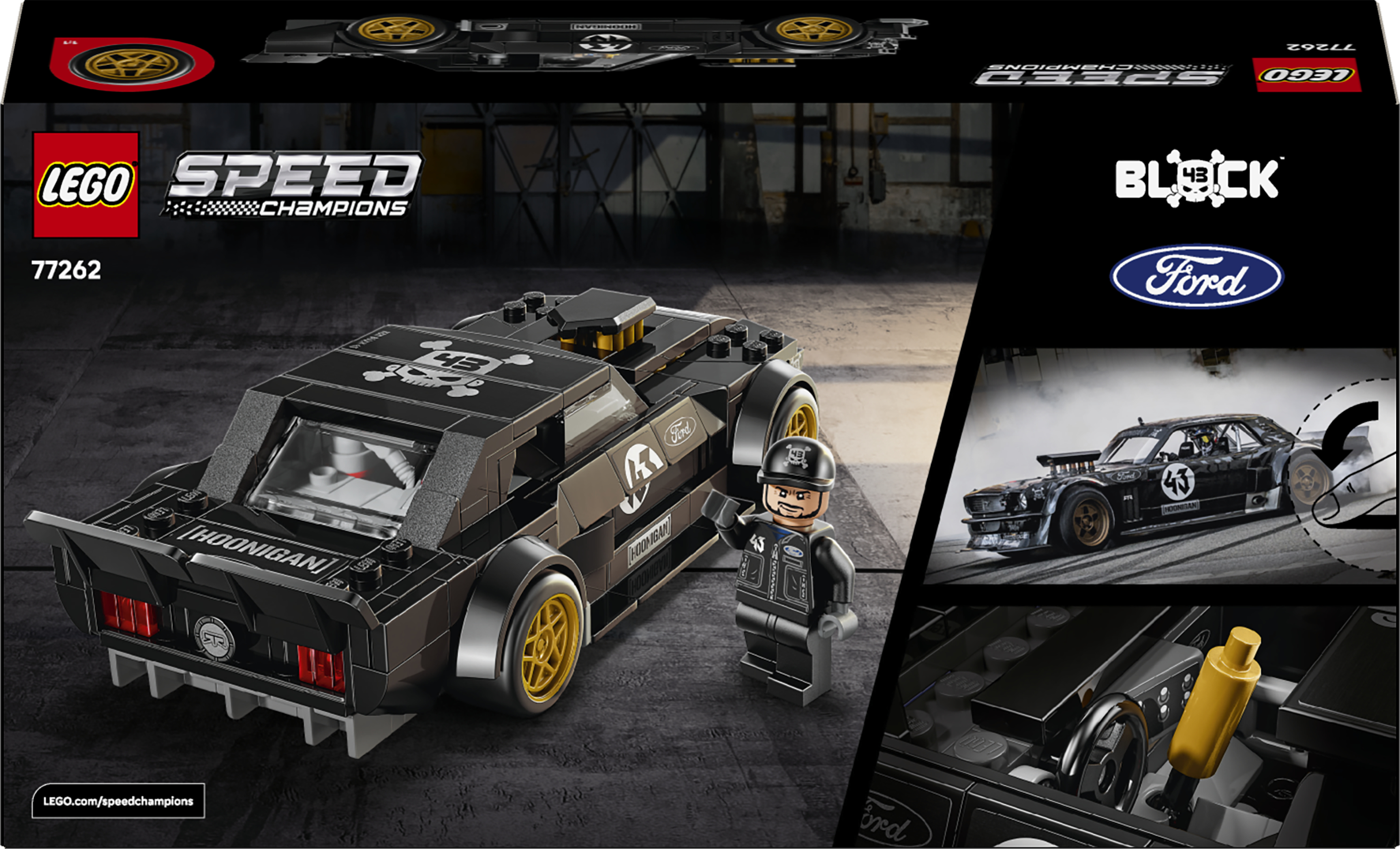 LEGO 77262 Speed Champions Ford Mustang Hoonicorn V1 '65 Ken Block фото 12