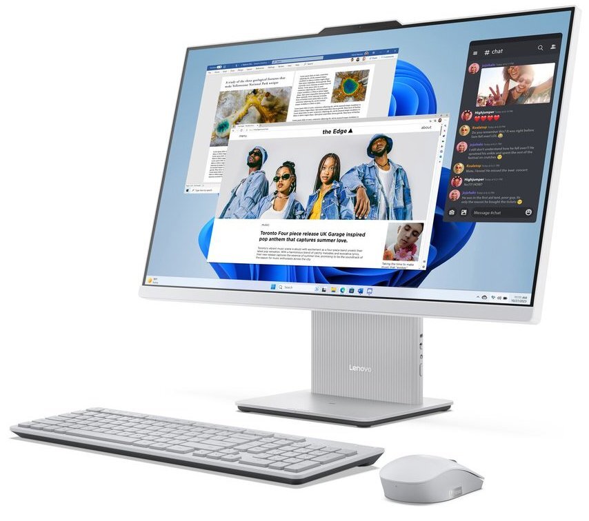 Моноблок 27" LENOVO IdeaCentre AIO 27IRH9 Cloud Grey (F0HM00W9UO)фото12