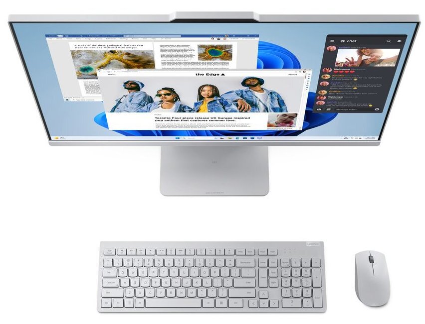 Моноблок 27" LENOVO IdeaCentre AIO 27IRH9 Cloud Grey (F0HM00W9UO)фото13