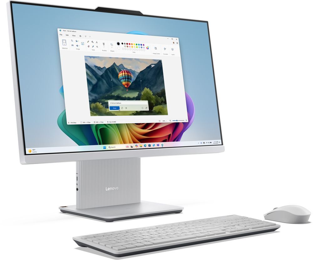 Моноблок 23.8" LENOVO IdeaCentre AIO 24AKP10 Grey (F0JC001BUO)фото9