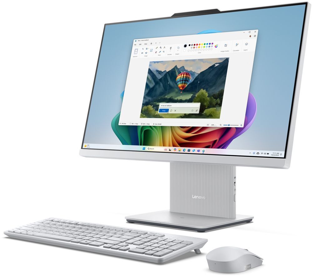 Моноблок 23.8" LENOVO IdeaCentre AIO 24AKP10 Grey (F0JC001BUO)фото11