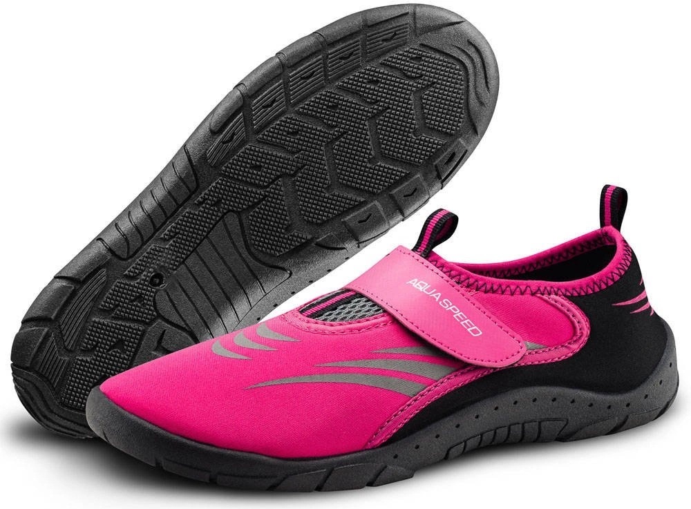Аквашузы AQUA SPEED Aqua Shoe Model 27C 642-27C 39 розовые/черные фото 