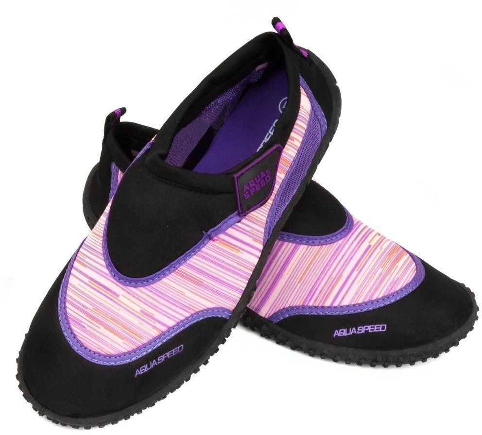 Аквашузы AQUA SPEED Aqua Shoe Model 2A 673-2A 29 розовые/черные фото 