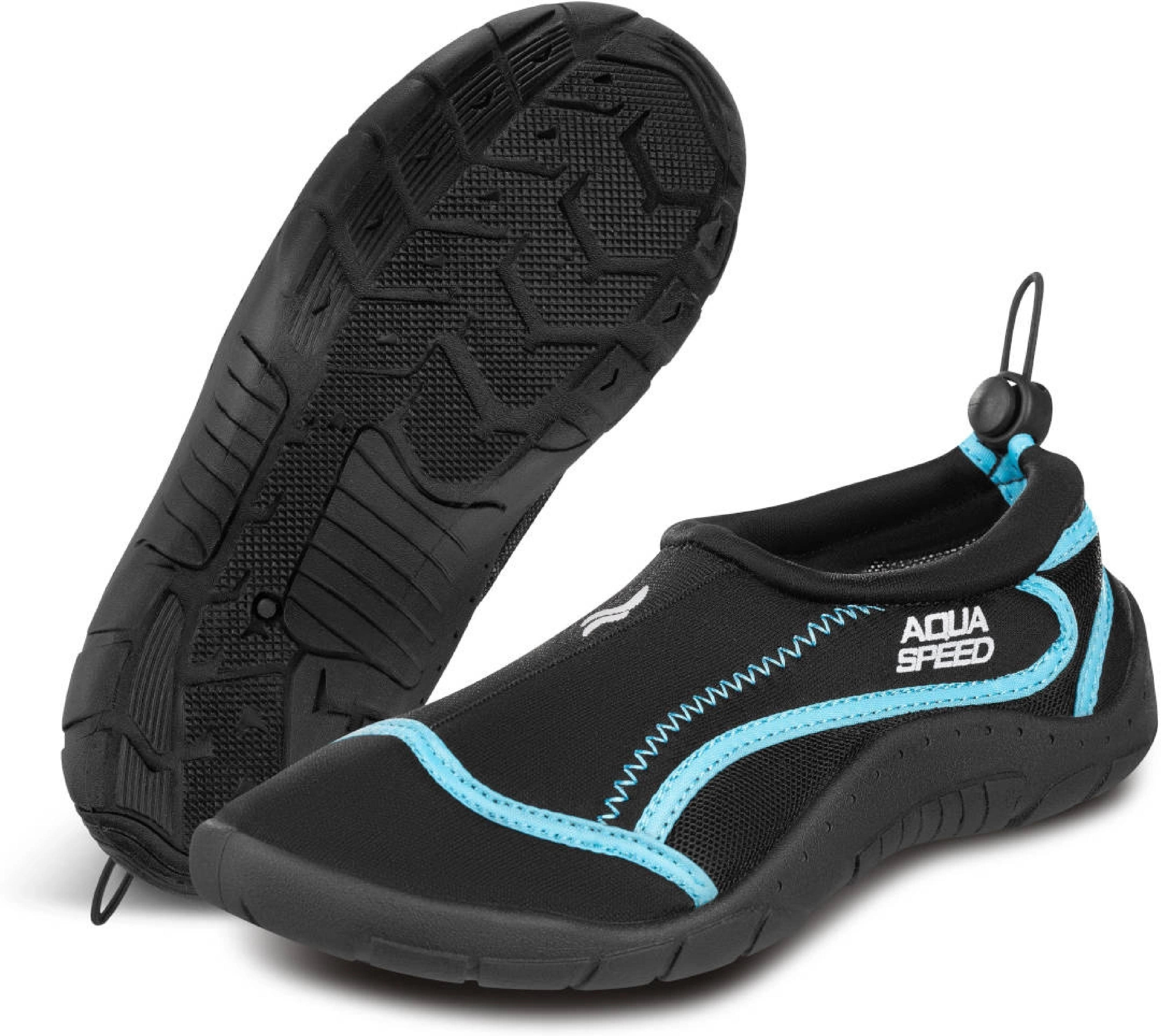 Аквашузы AQUA SPEED Aqua Shoe Model 28C 704-28C 45 черные/синие фото 