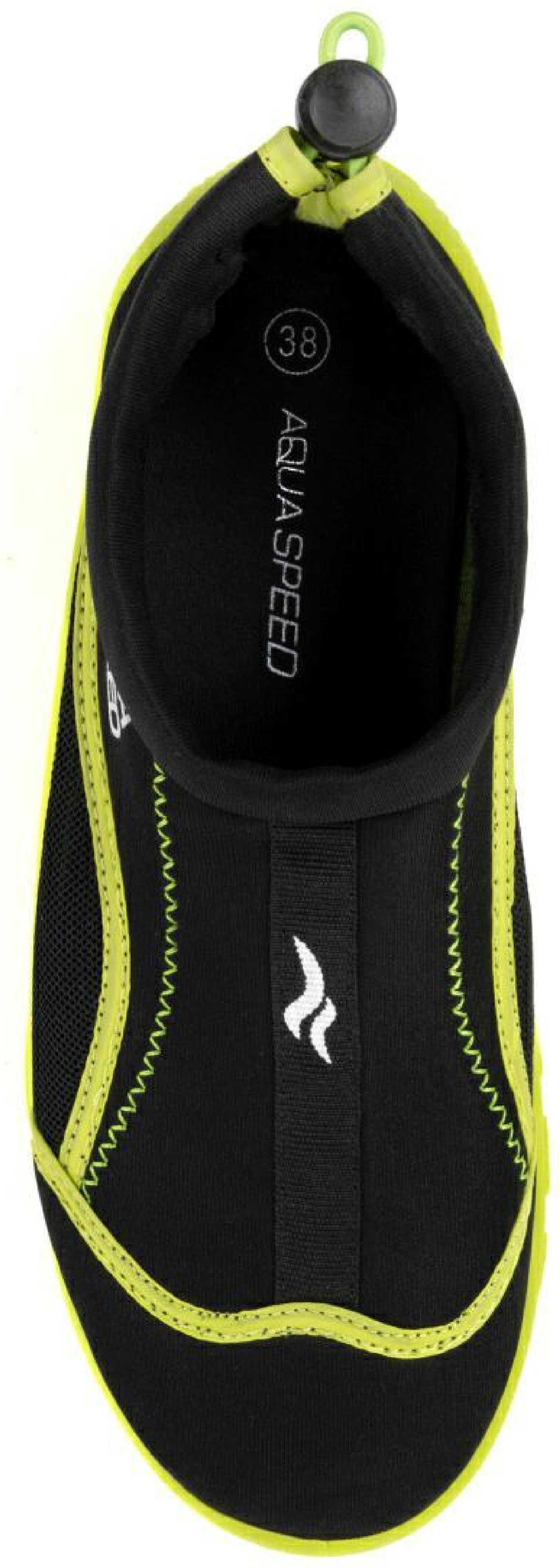 Аквашузы AQUA SPEED Aqua Shoe Model 28A 704-18 39 черные/желтые фото 