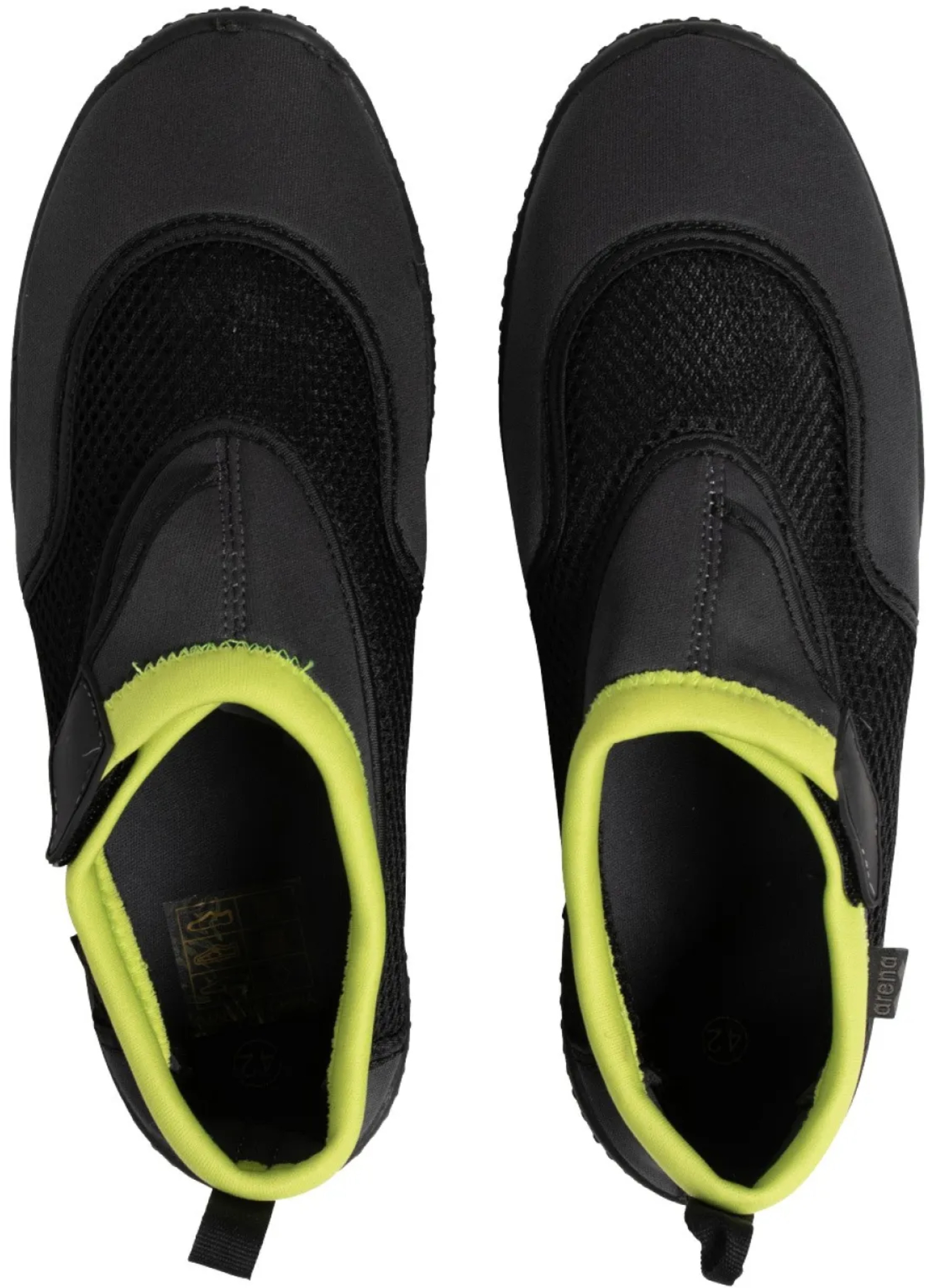 Аквашузы Arena Watershoes 005293-100 42 темно-серые/салатовые фото 